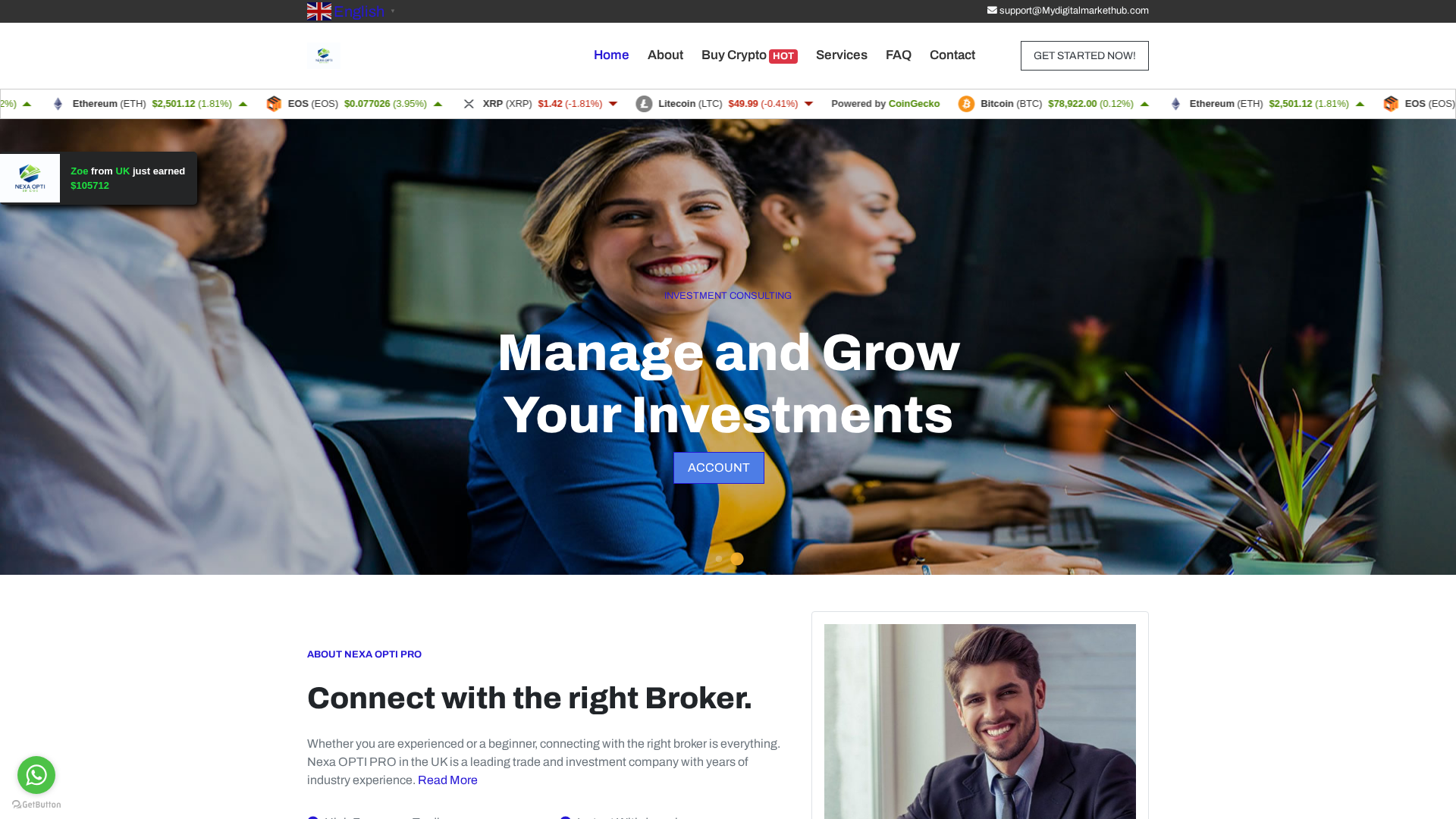 Screenshot of nexabridgepr021.com