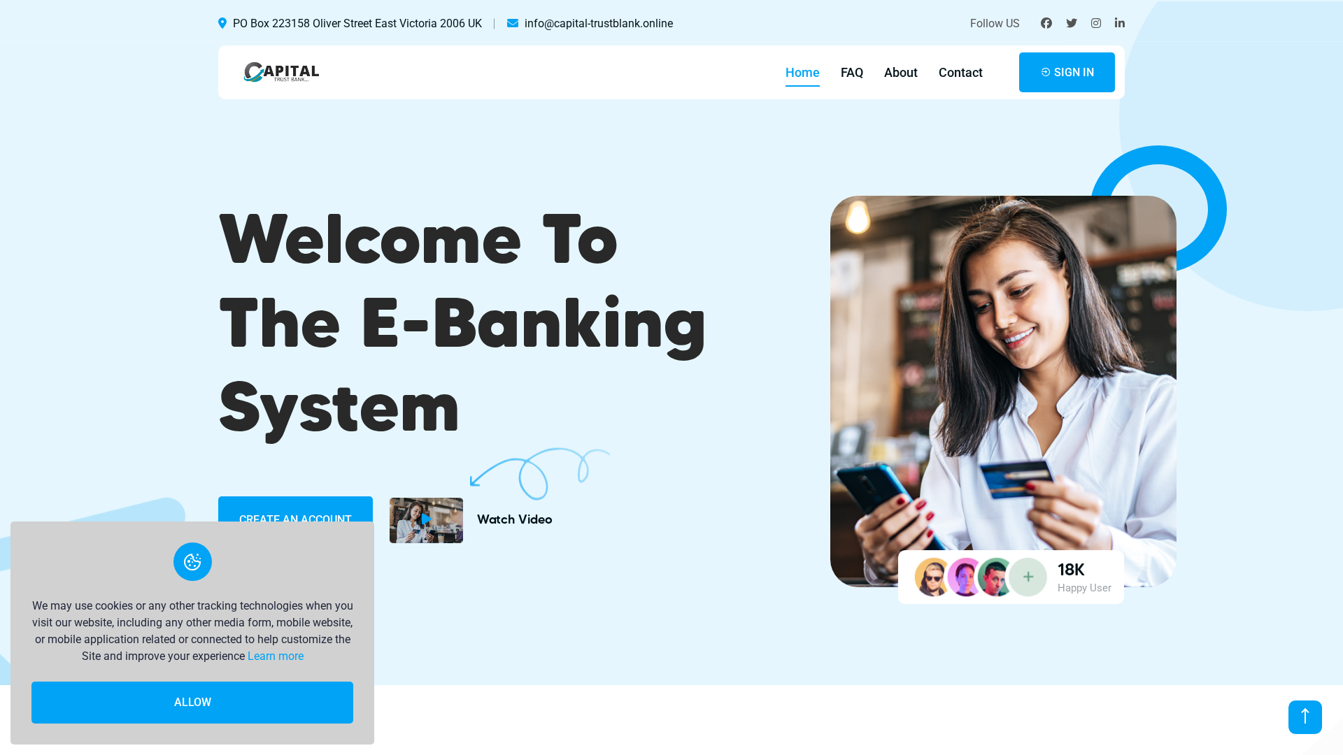 Screenshot of capital-trustblank.online