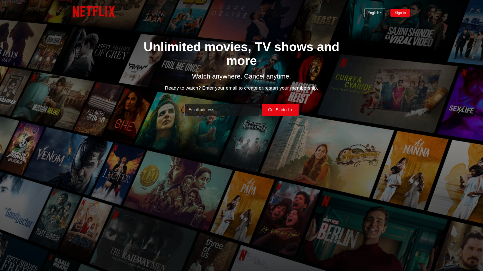 Screenshot of www.netflix-clone-nishant.vercel.app