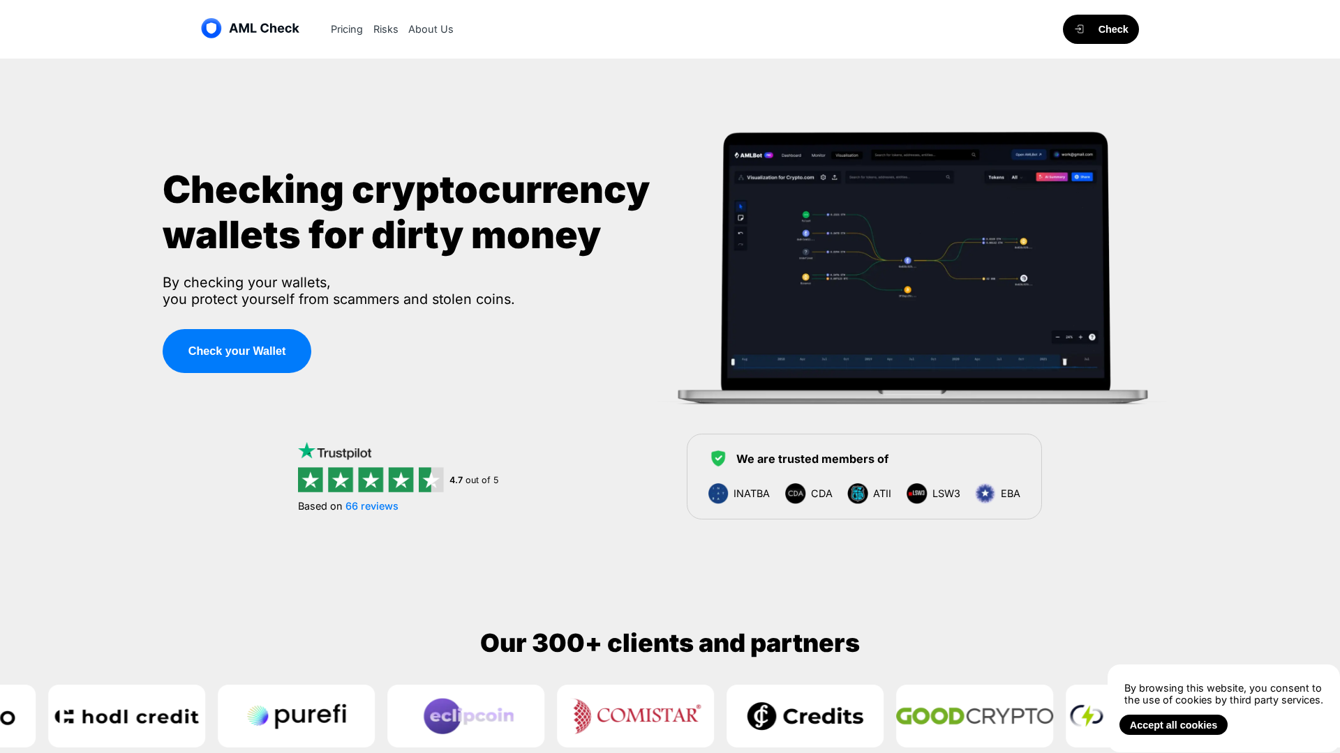 Screenshot of aml-riskscore.info