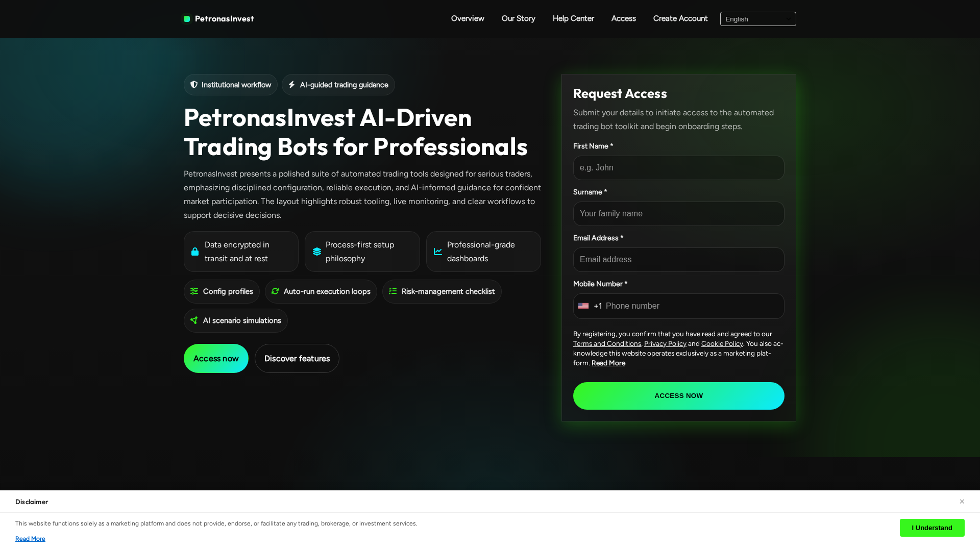 Screenshot of petronasinvest.click
