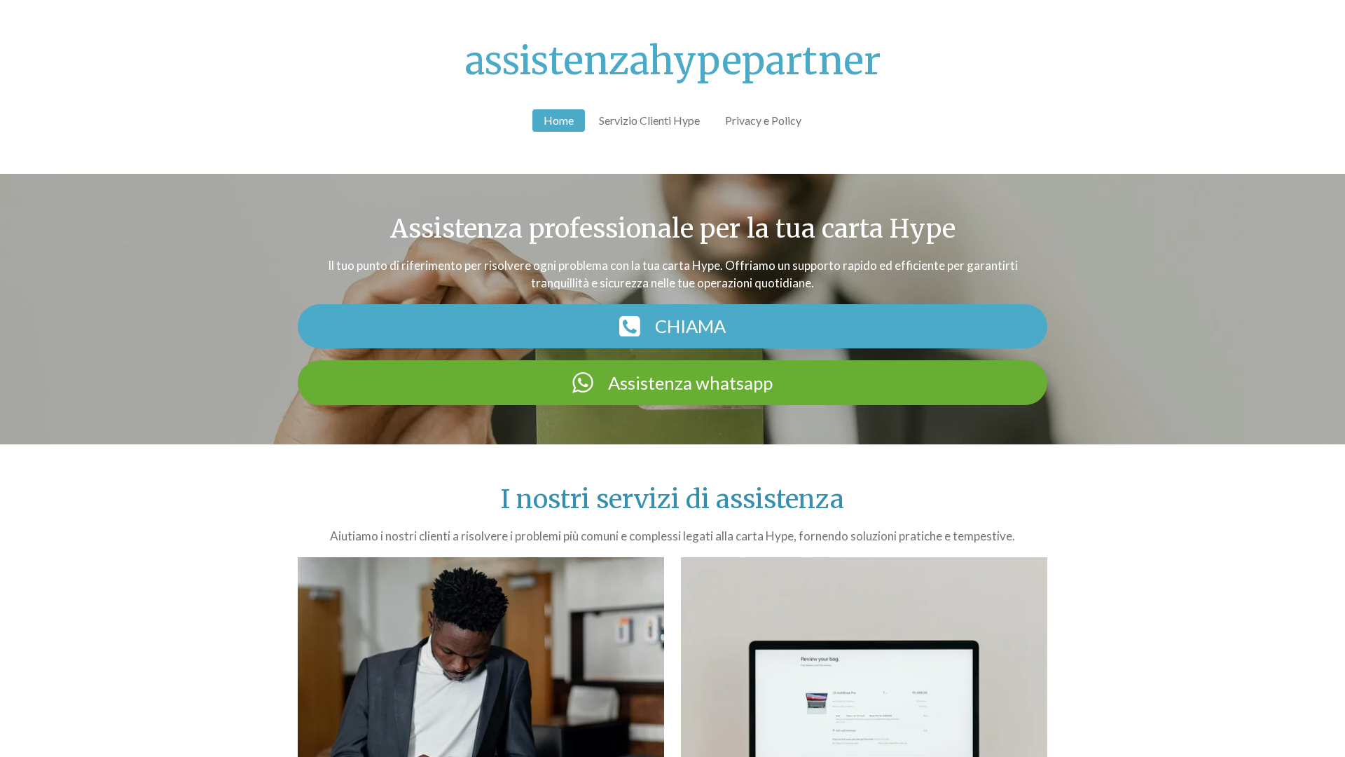 Screenshot of www.assistenzahypepartner.online