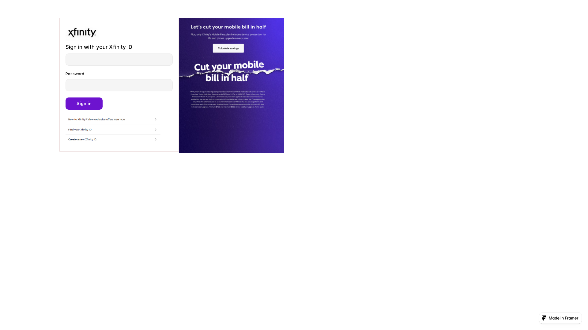 Screenshot of focused-illuminate-297281.framer.app
