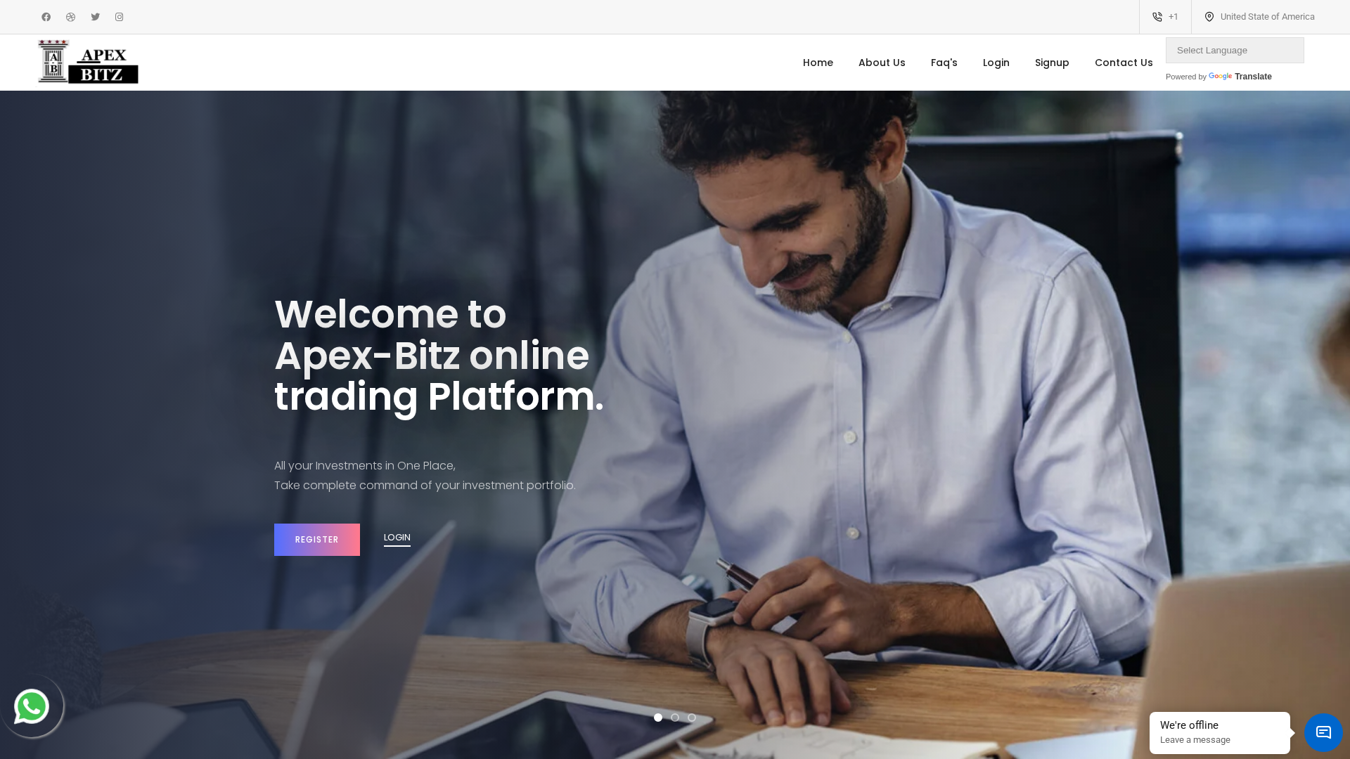 Screenshot of apexbitz.com