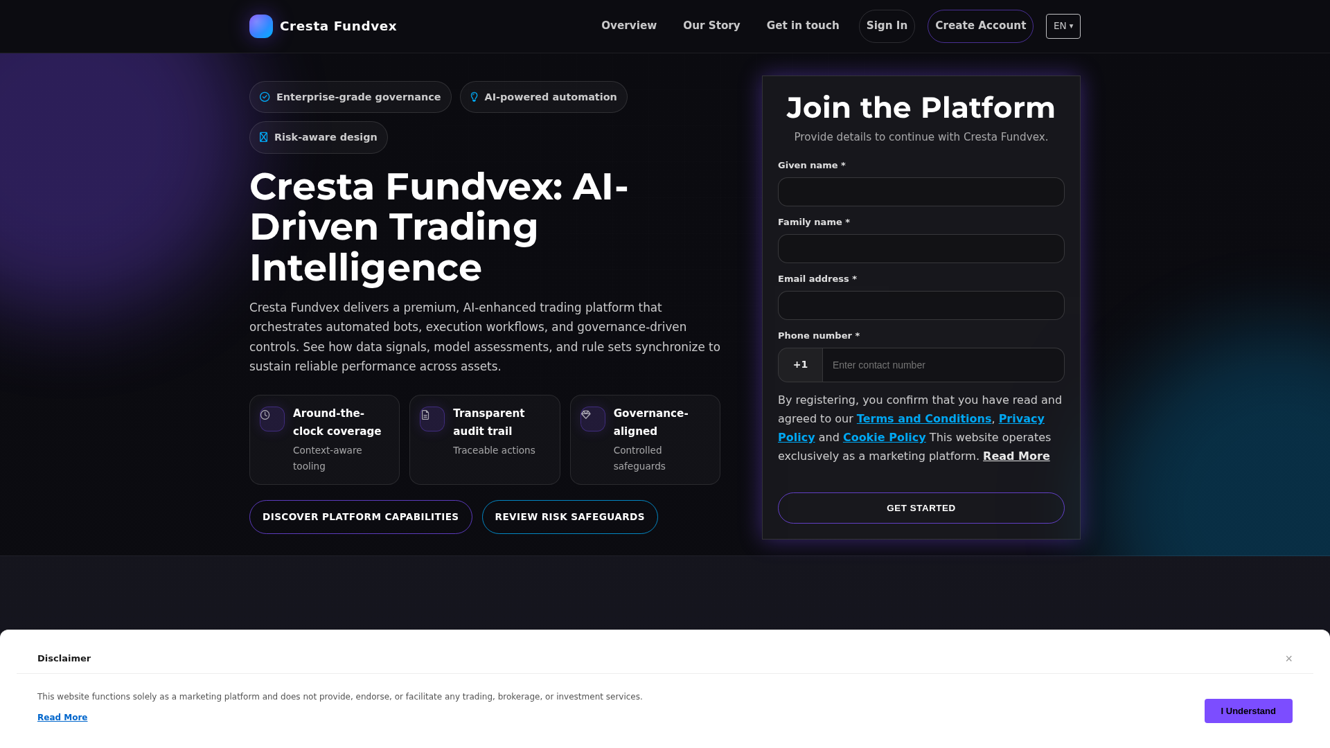 Screenshot of grunnfundvia.live