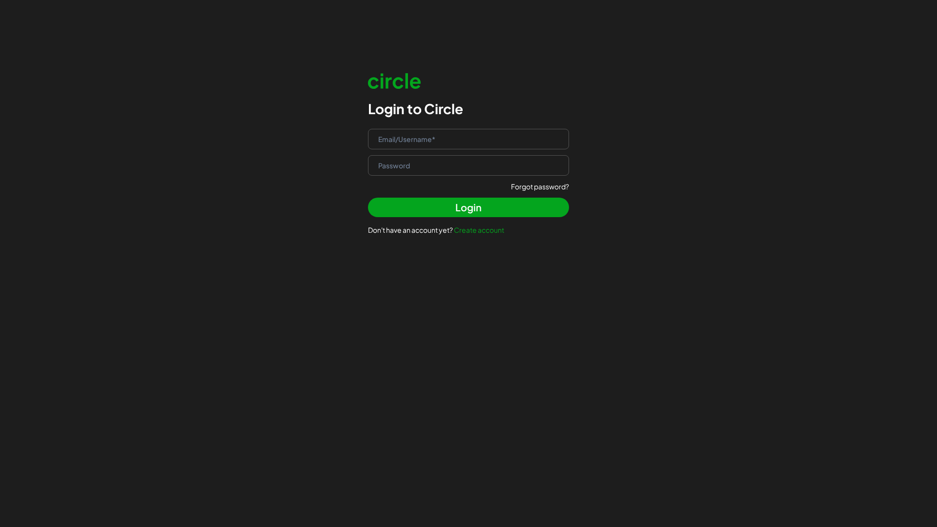 Screenshot of circle-app-nine.vercel.app