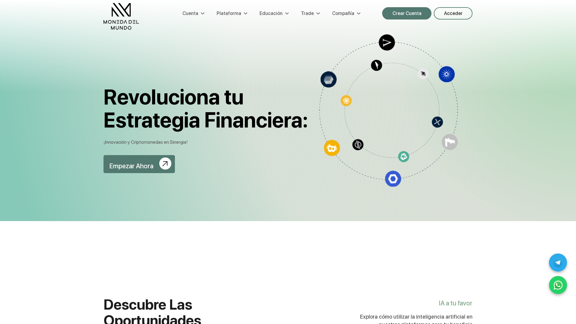 Screenshot of monedadelmundo.com