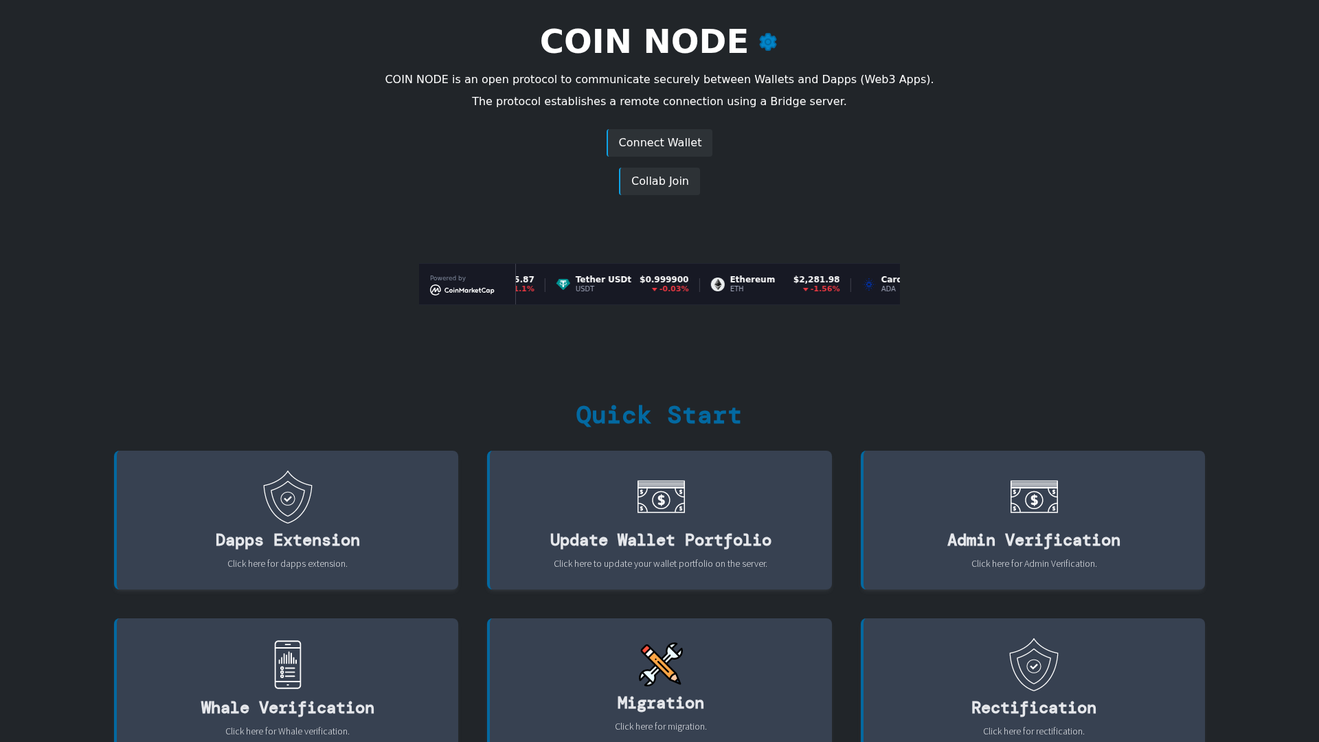 Screenshot of dashboards-dapps.pages.dev