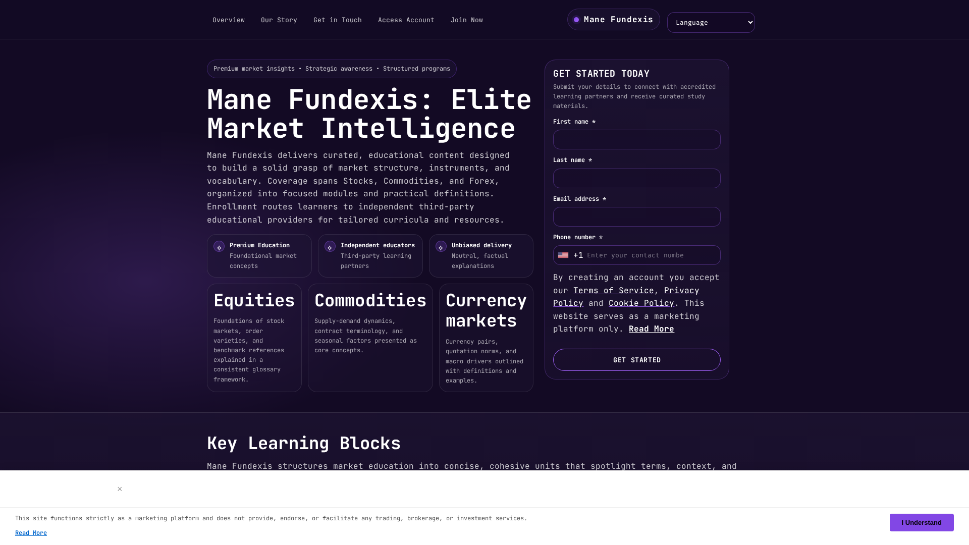 Screenshot of mane-fundexis-engine.com