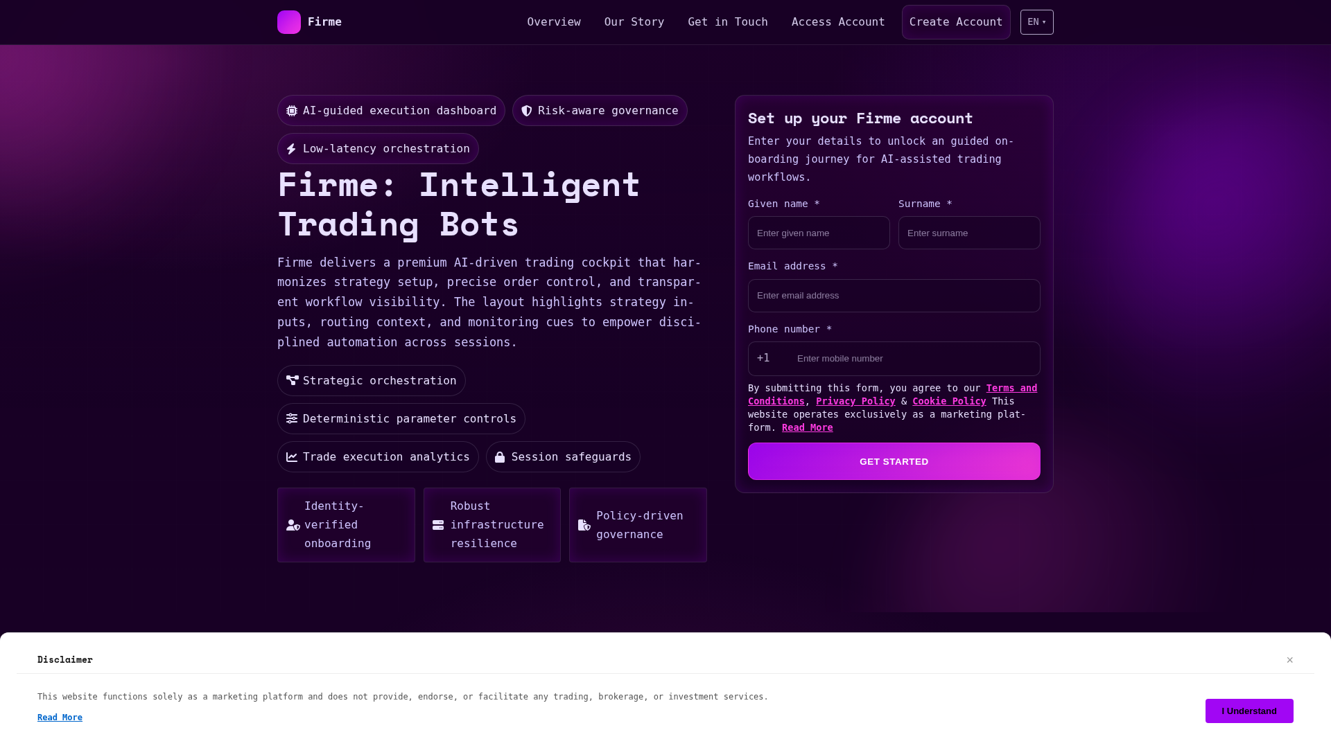 Screenshot of firmesolution.click
