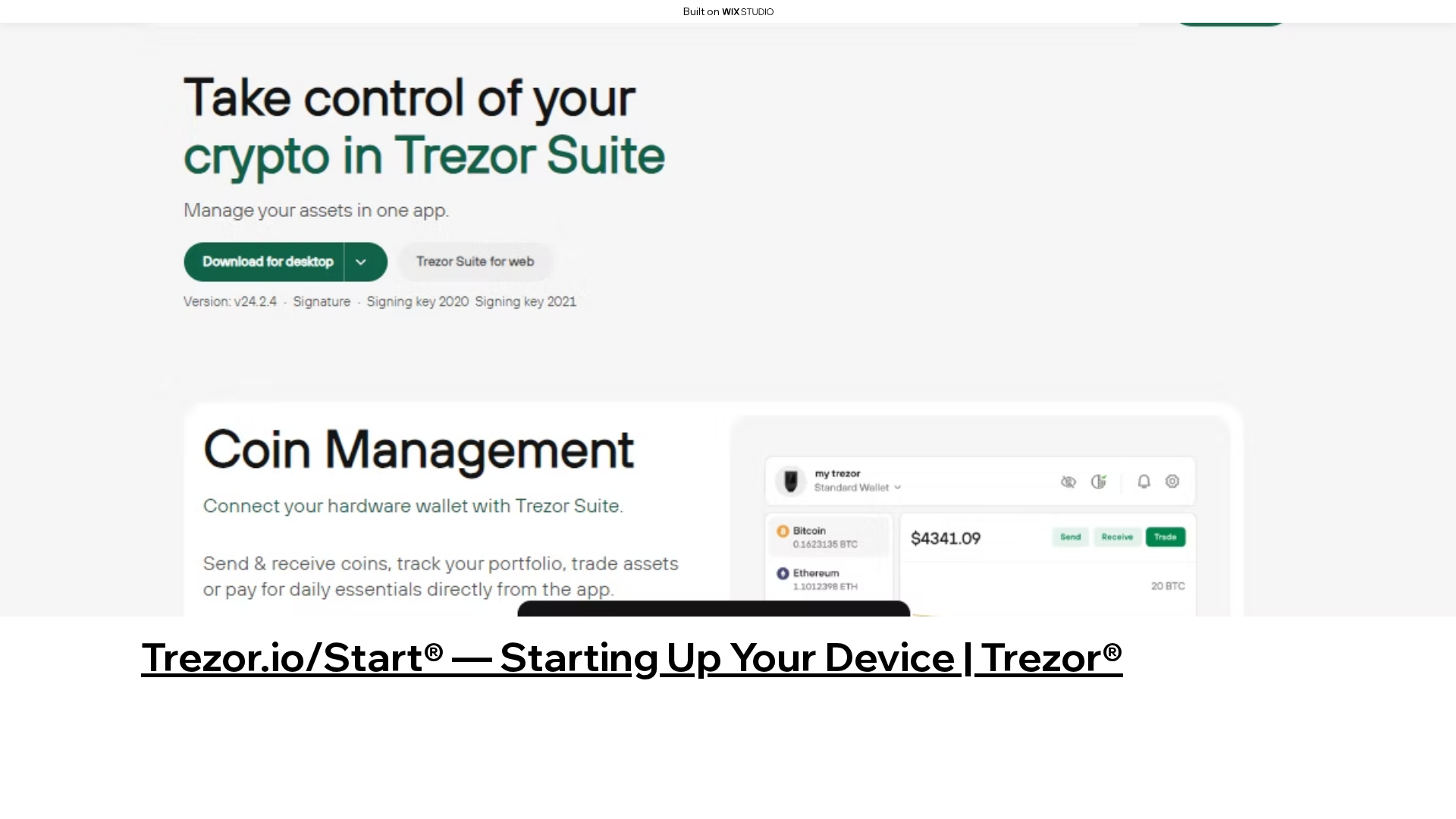 Screenshot of startio-trexrcdnn.wixstudio.com