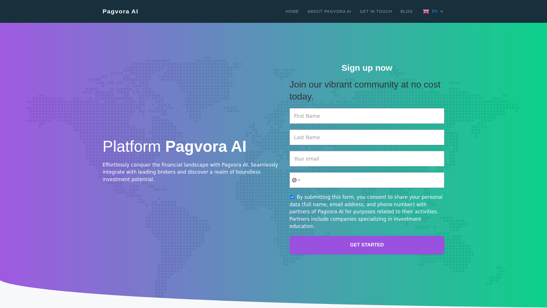 Screenshot of pagvoraaisystem.org