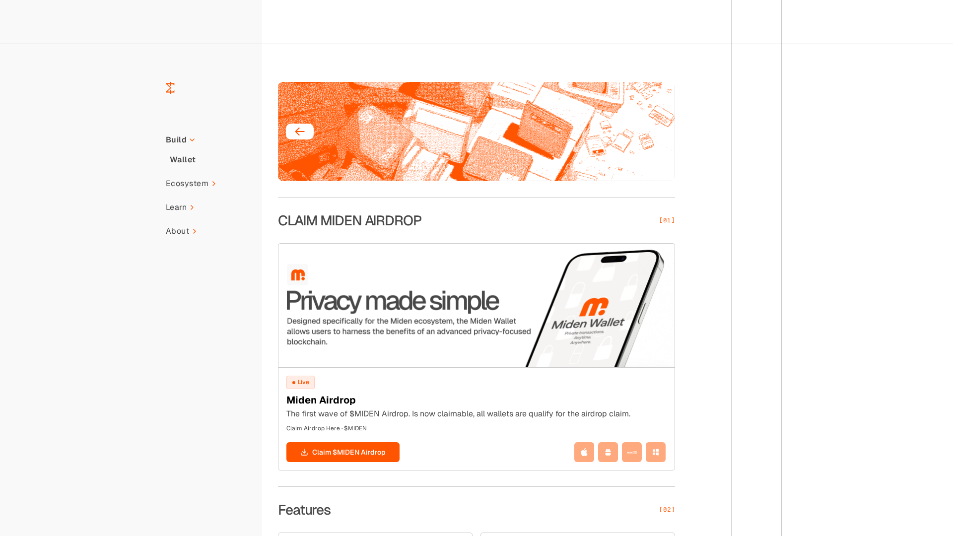 Screenshot of midenclaim.pages.dev