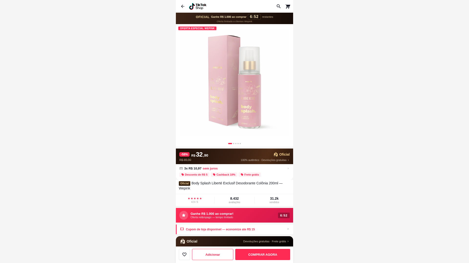 Screenshot of wepink-flax.vercel.app
