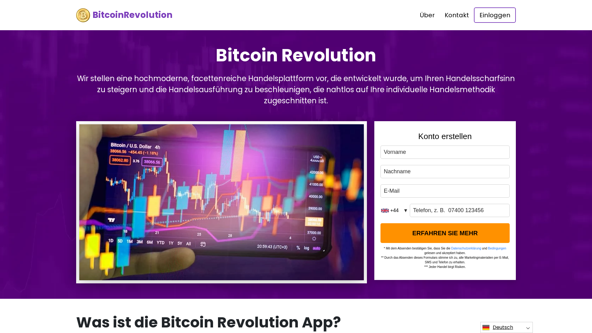 Screenshot of bitcoin-revolution.org