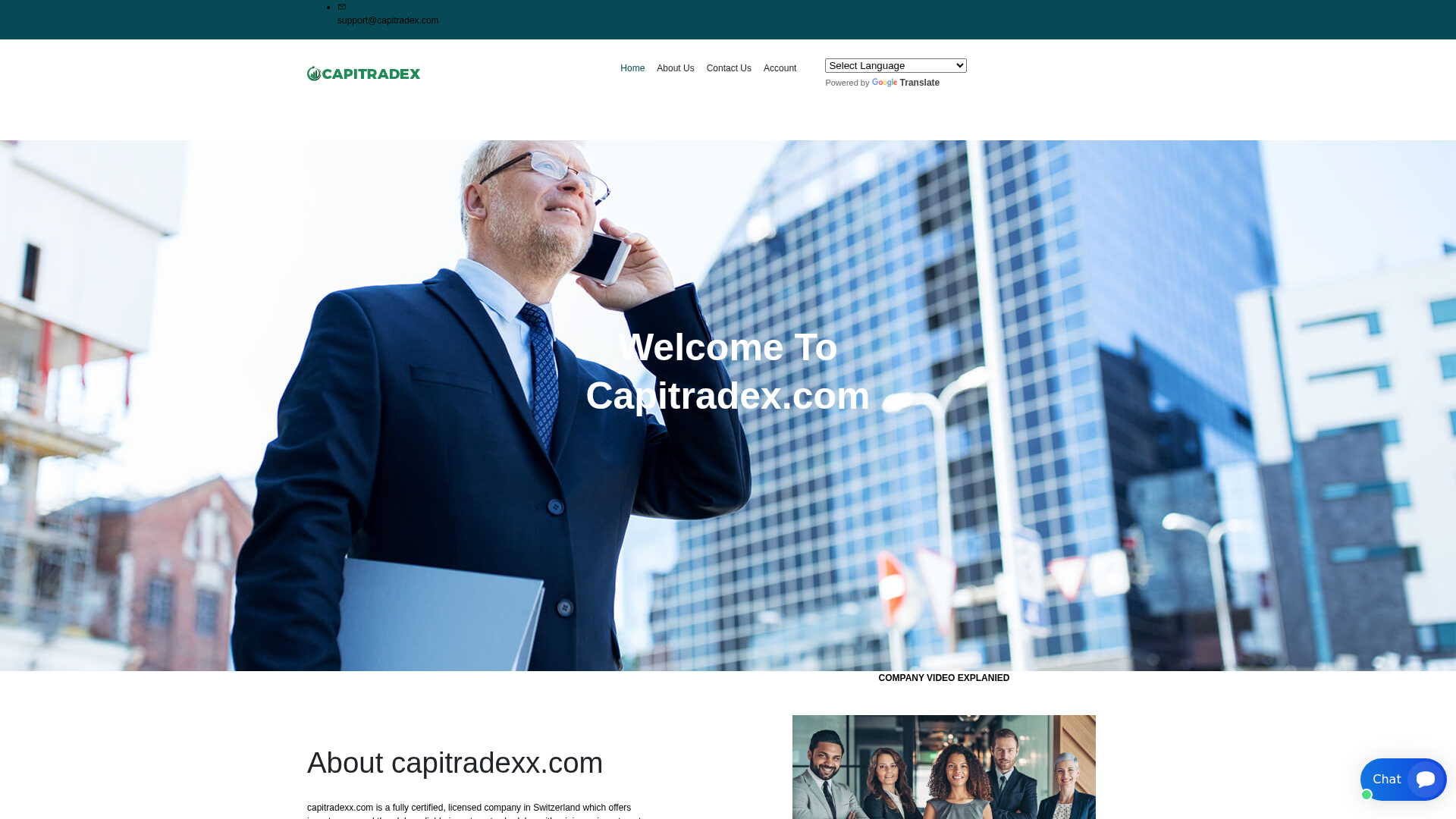 Screenshot of capitradexx.com