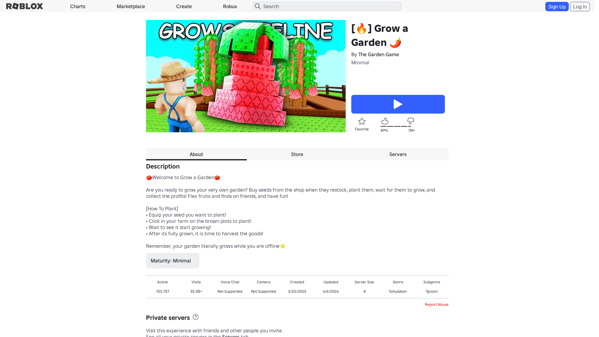 Screenshot of www.roblox.com.ml
