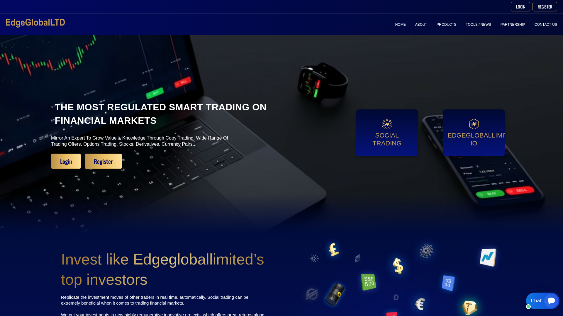 Screenshot of edgegloballimited.com