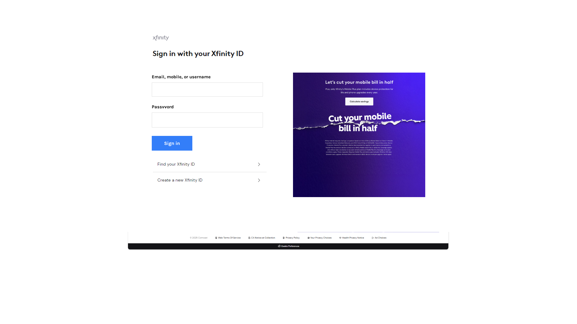Screenshot of xfinity-com-authes.weebly.com