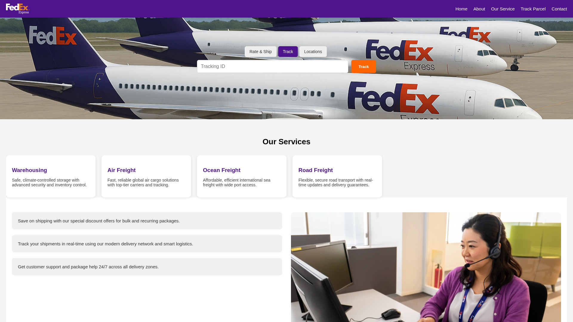 Screenshot of fedxscan.com