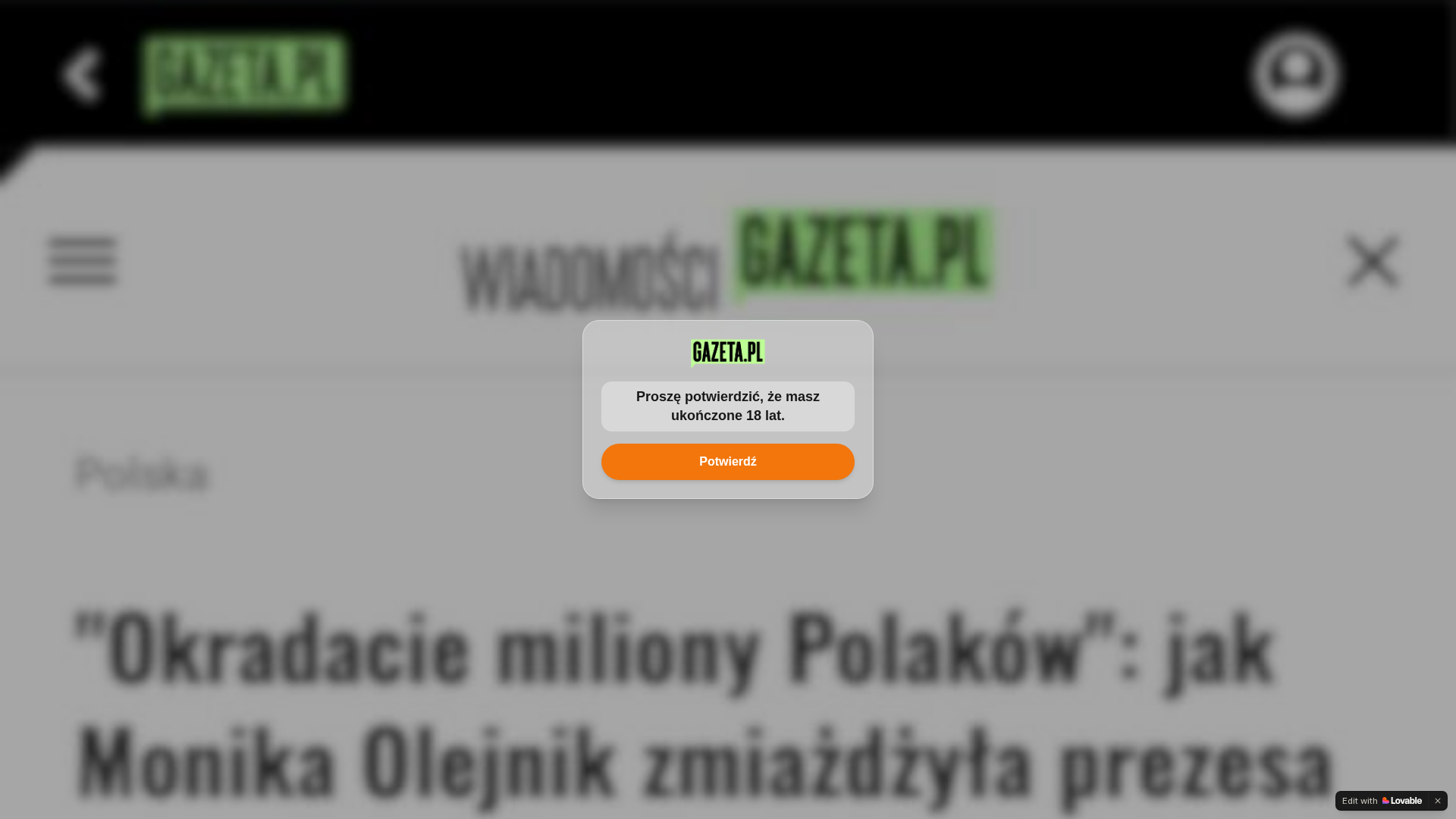 Screenshot of poliwaynat.lovable.app