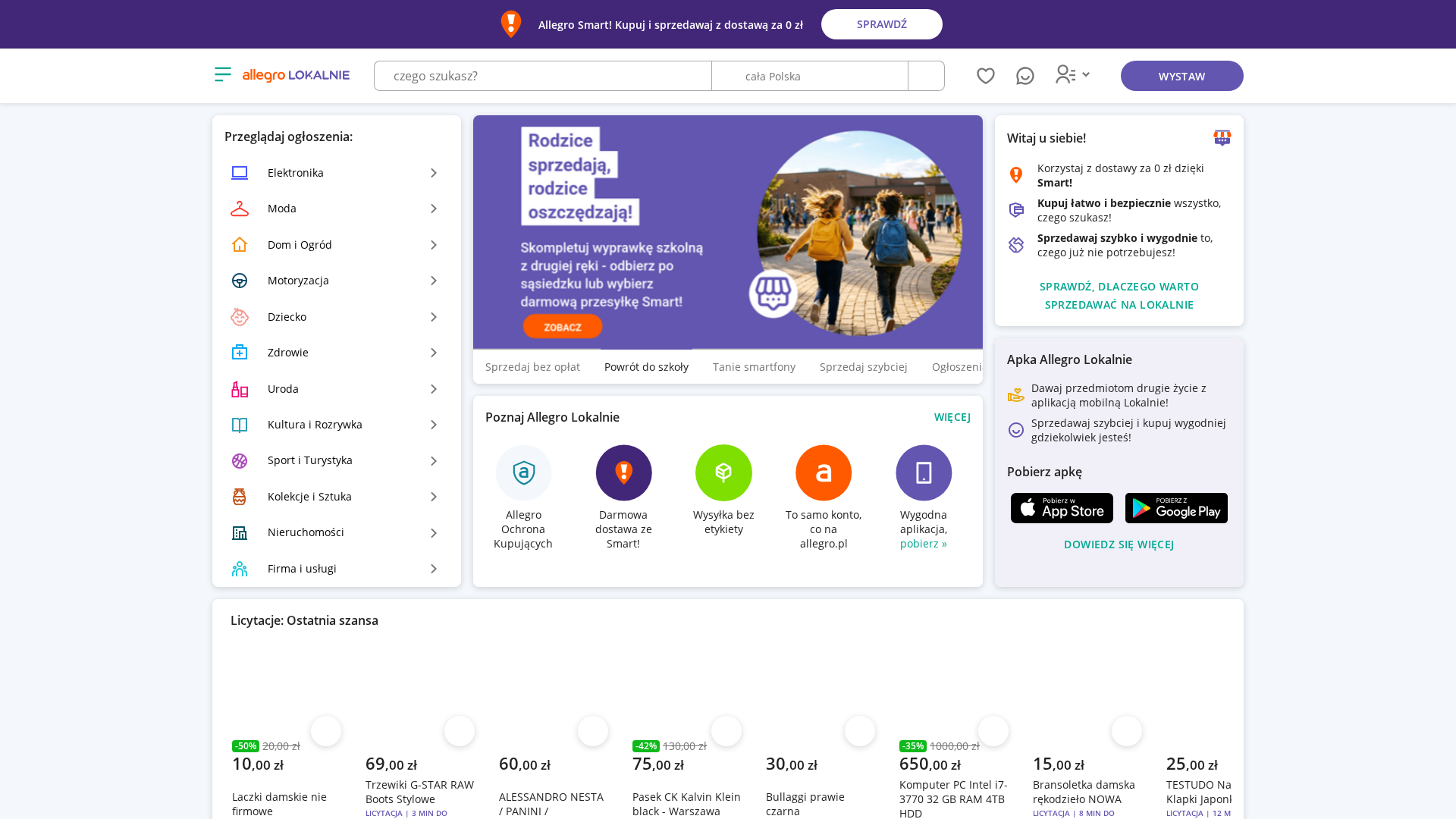 Screenshot of allegro.pl-ogloszenie8913.icu
