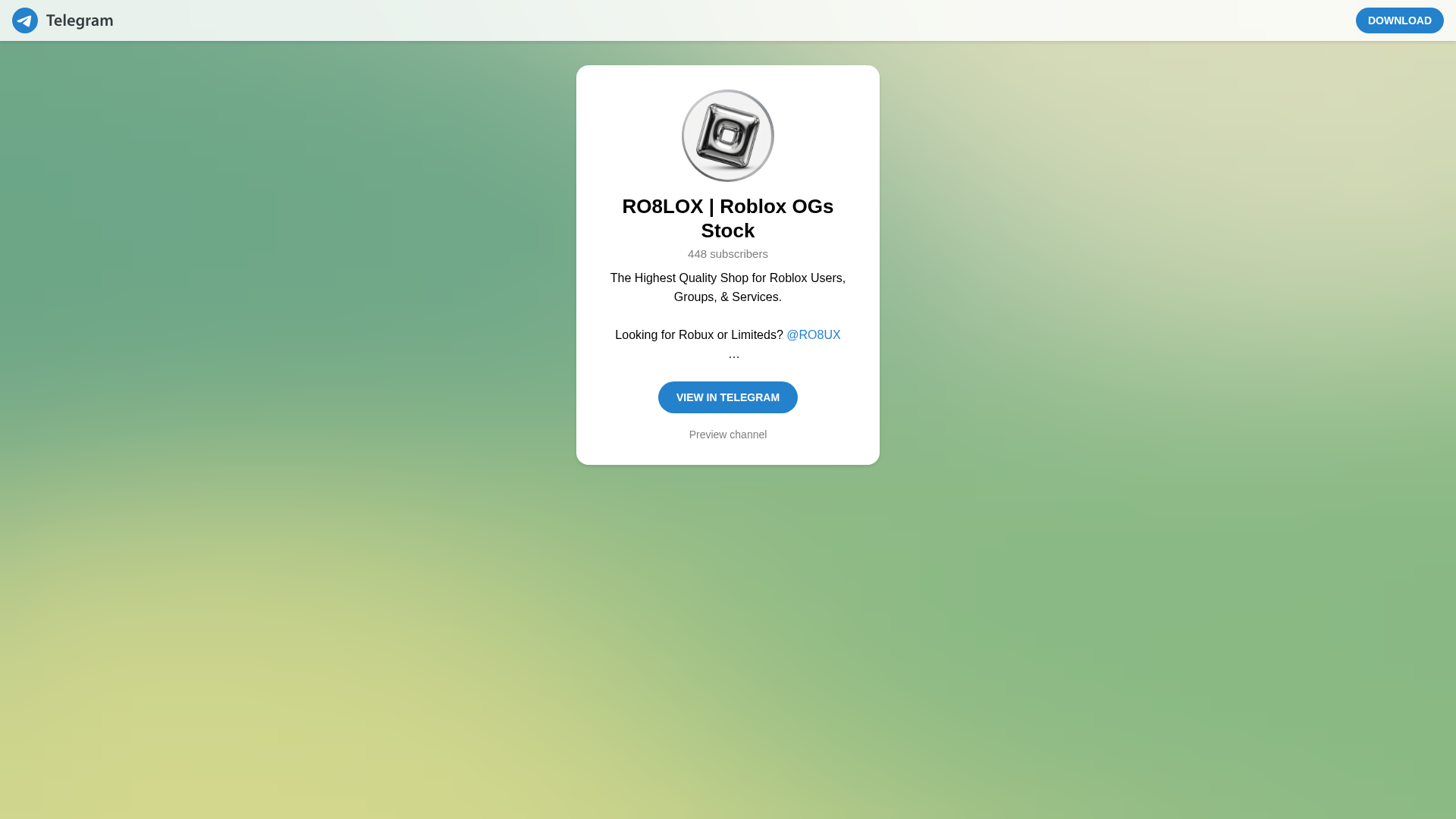 Screenshot of ro8lox.com