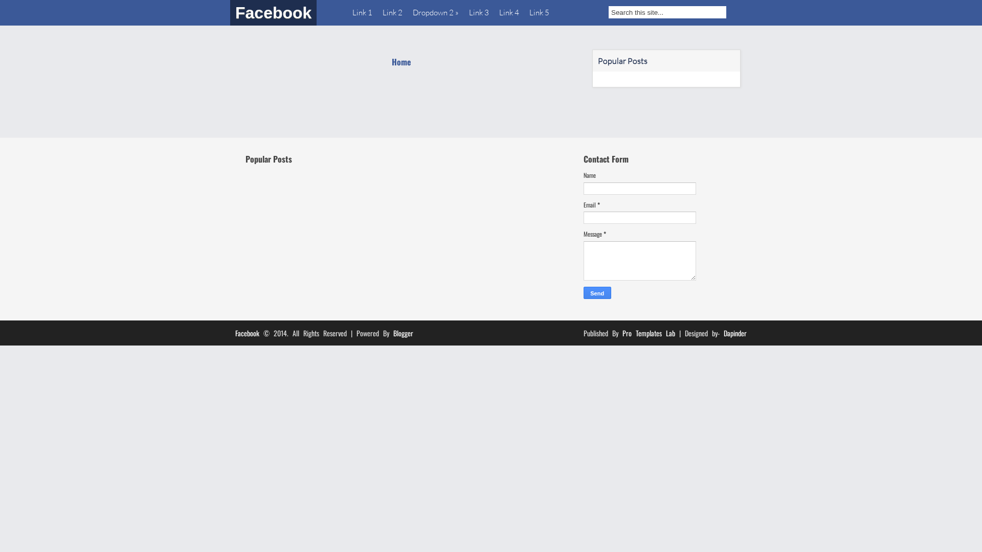 Screenshot of www.logins-facebook.blogspot.com