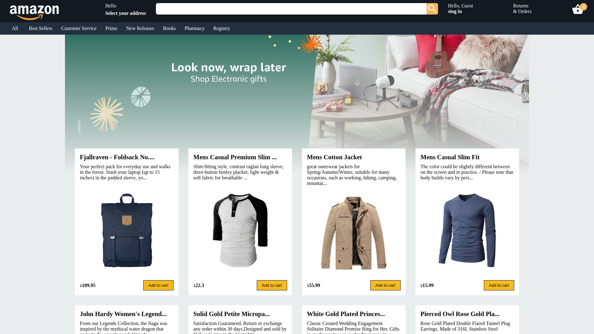 Screenshot of www.amazon-clone-indol-two.vercel.app