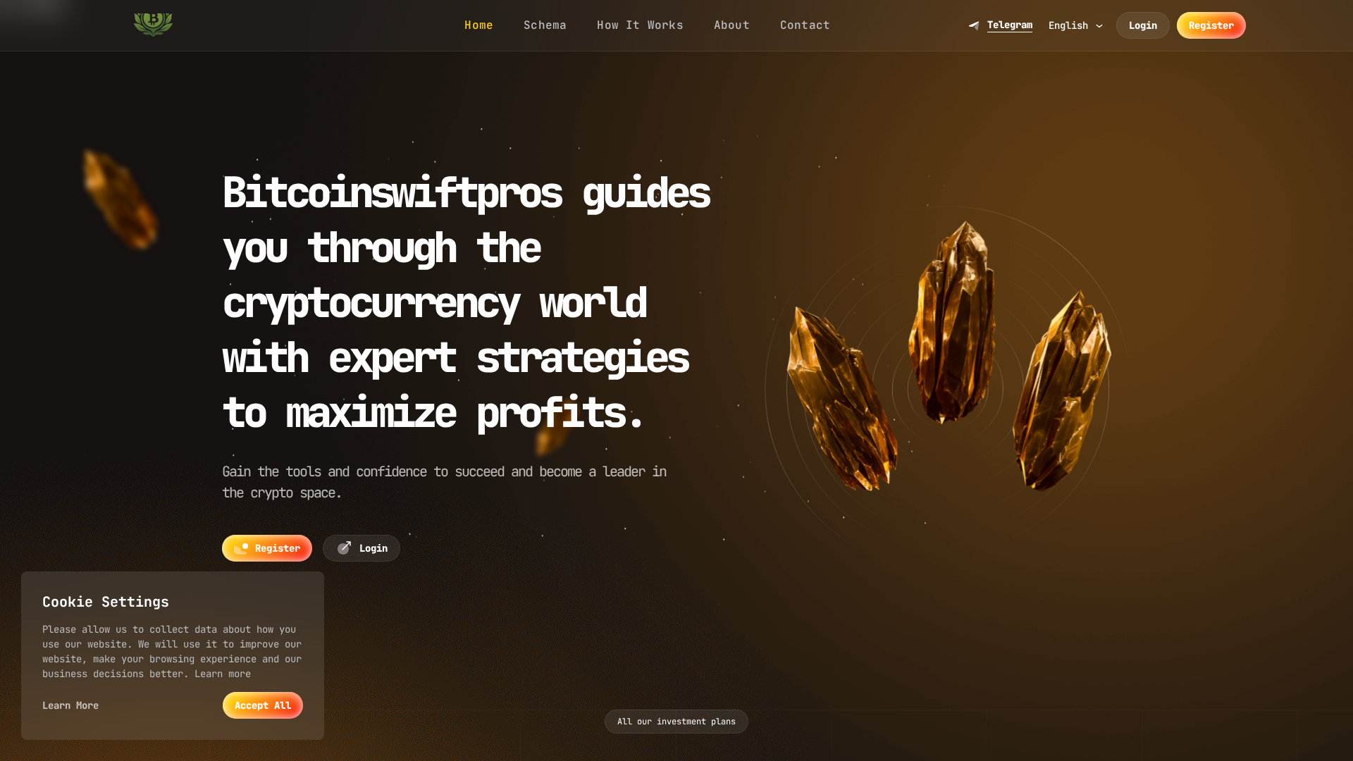 Screenshot of bitcoinswiftpros.com