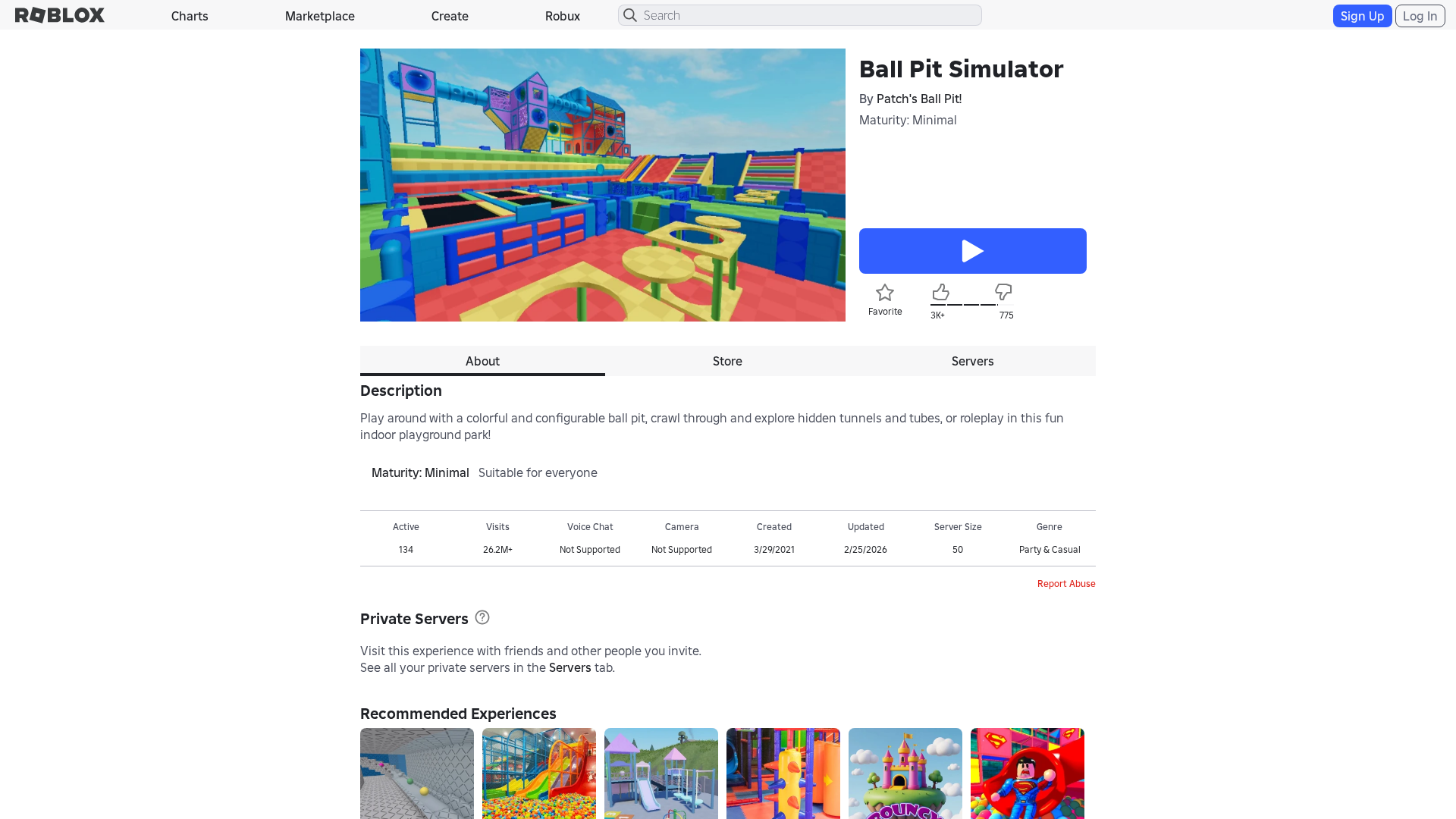 Screenshot of www.roblox.com.et