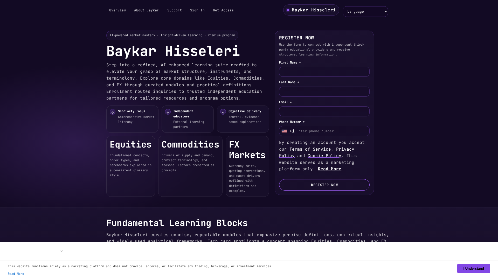 Screenshot of baykarhisseleri.com