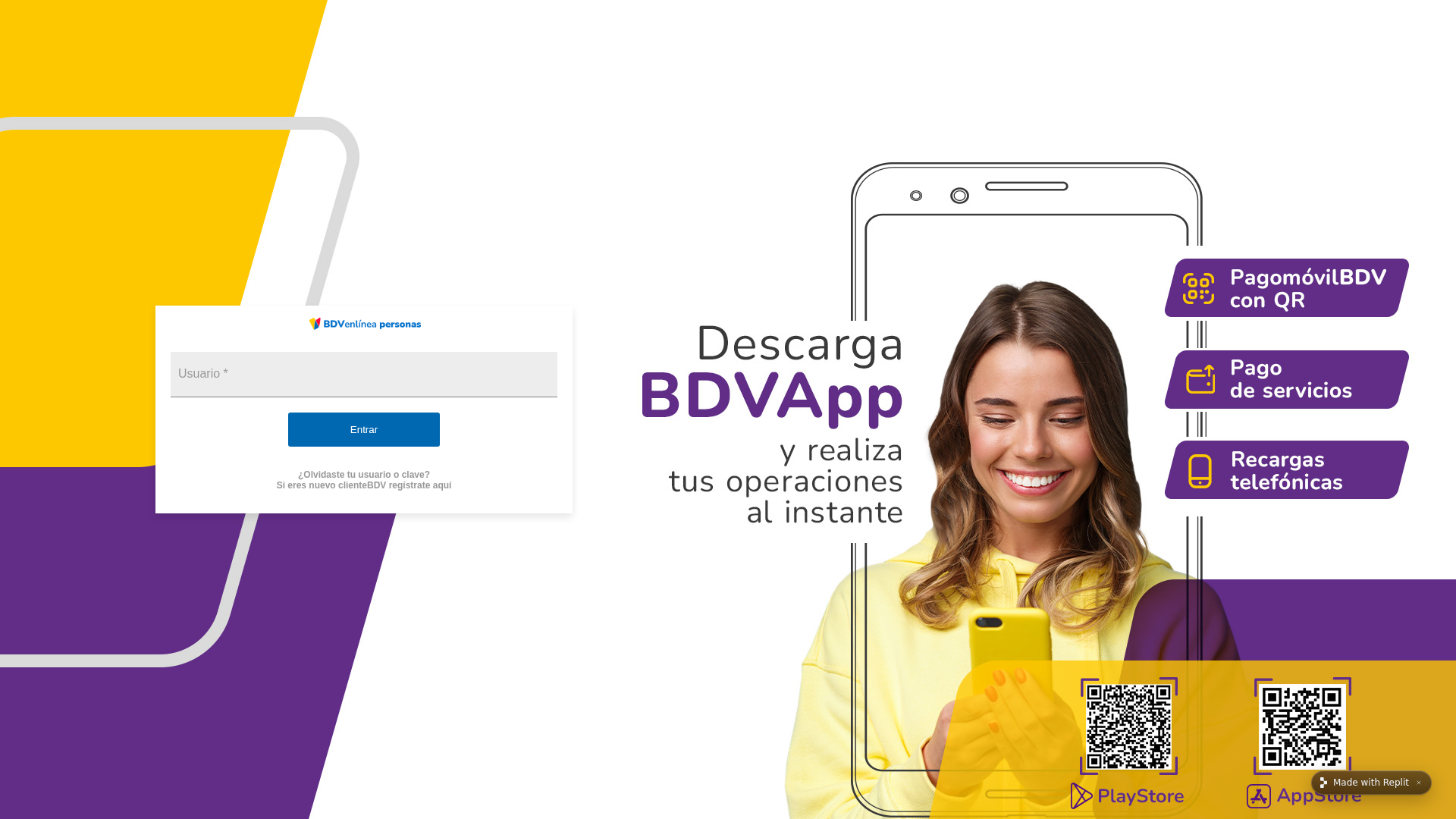 Screenshot of bdvenezuela-2026--bdvenezuela2026.replit.app