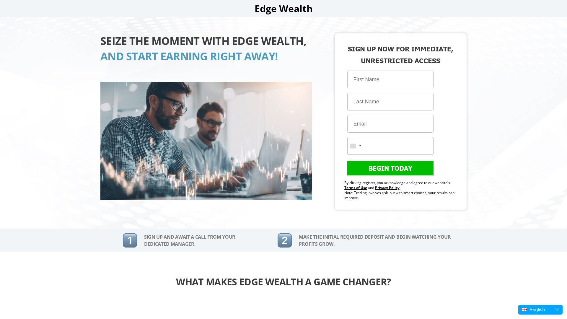 Screenshot of edge-wealth.online