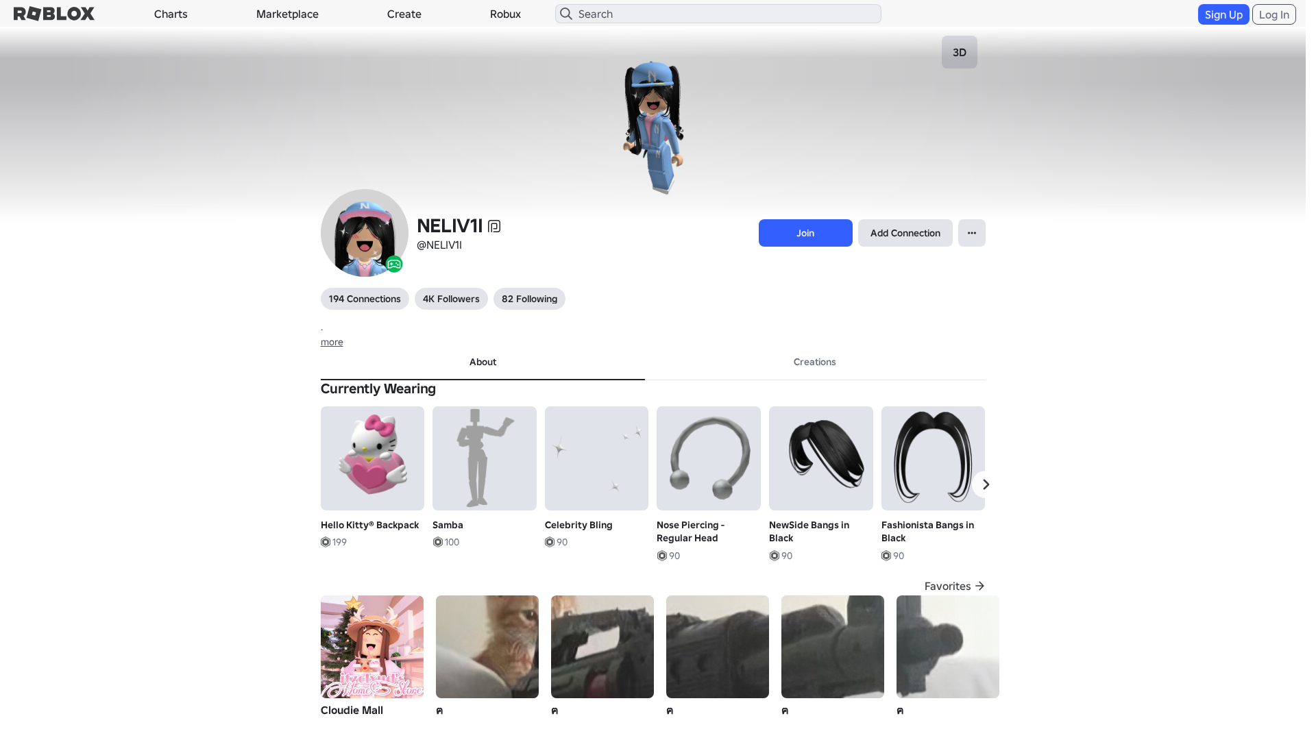 Screenshot of roblx.me