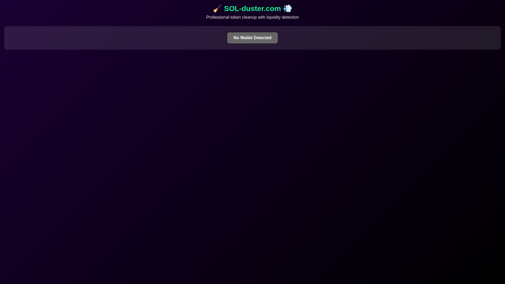 Screenshot of sol-duster.com