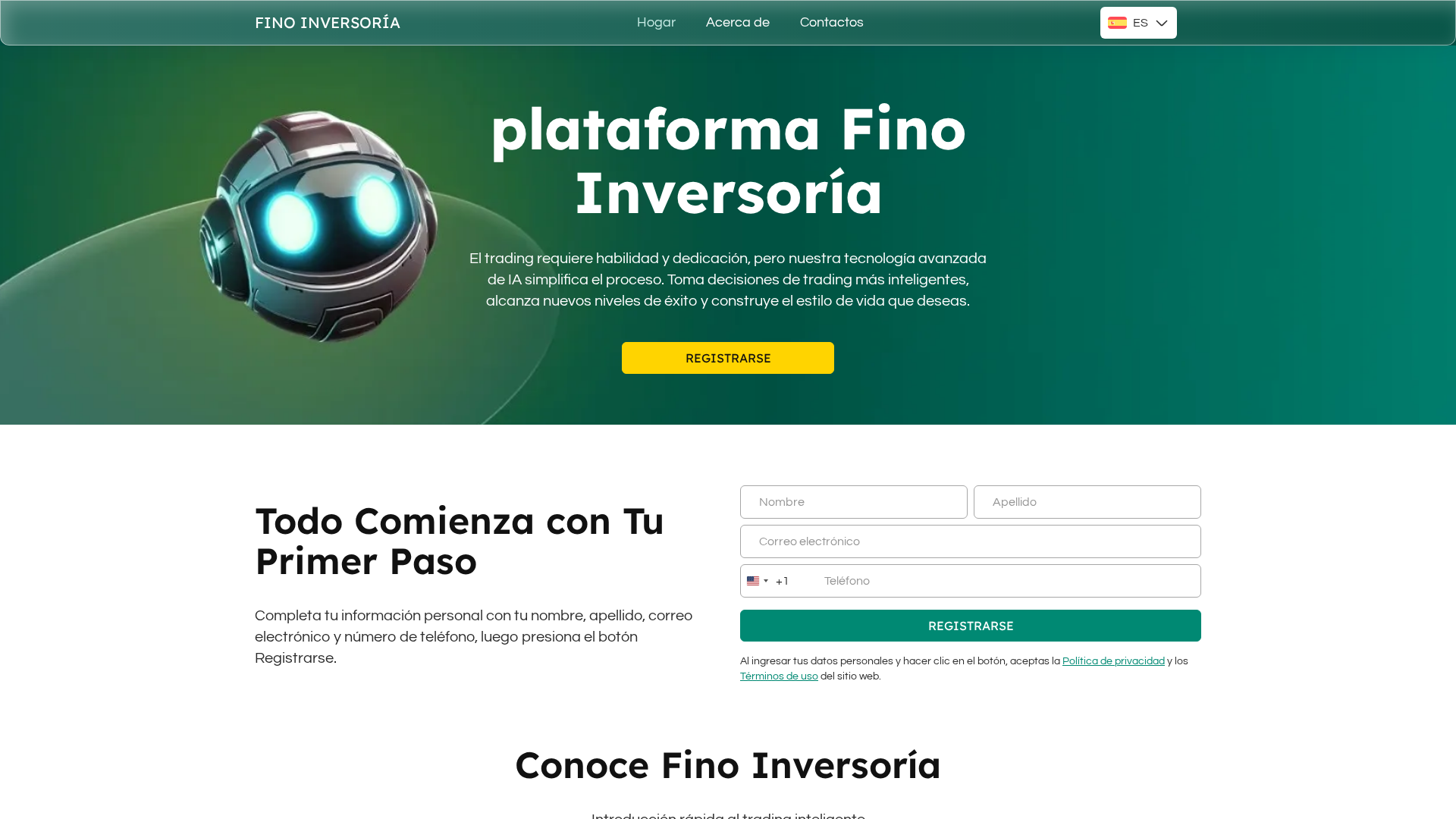 Screenshot of finoinversoria-es.live