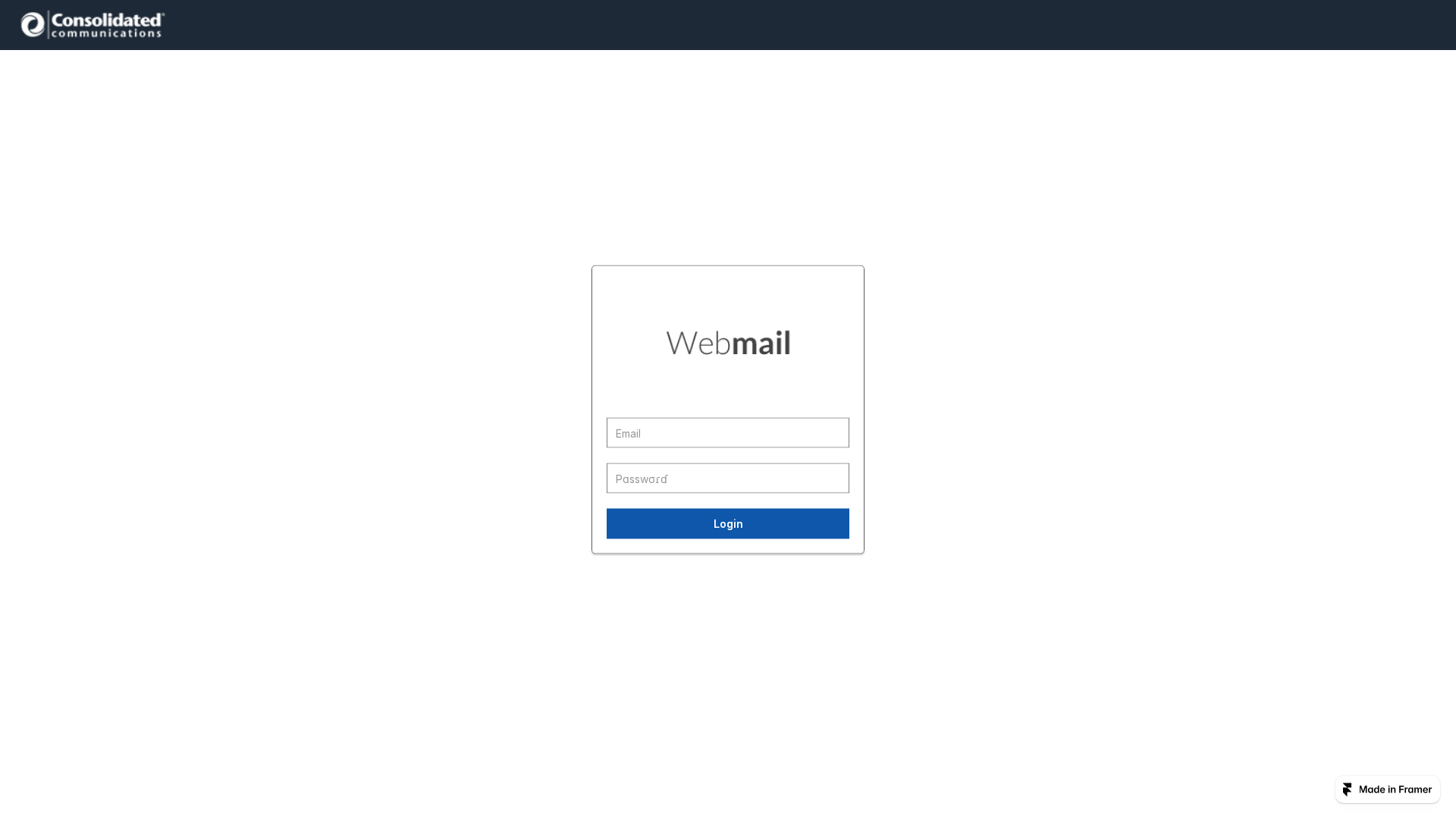 Screenshot of webayanfemail2099.framer.ai