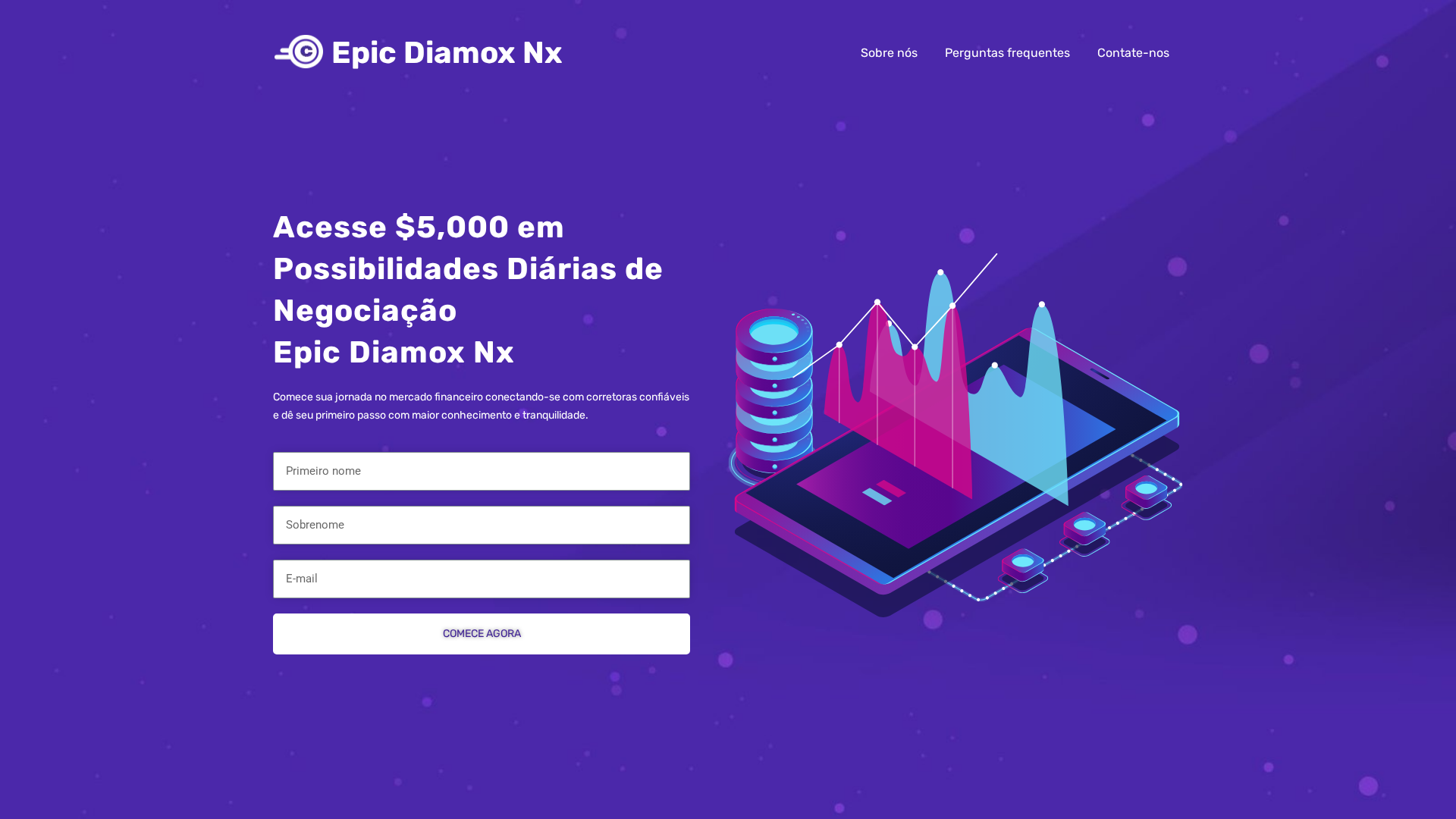 Screenshot of epicdiamoxnx.com