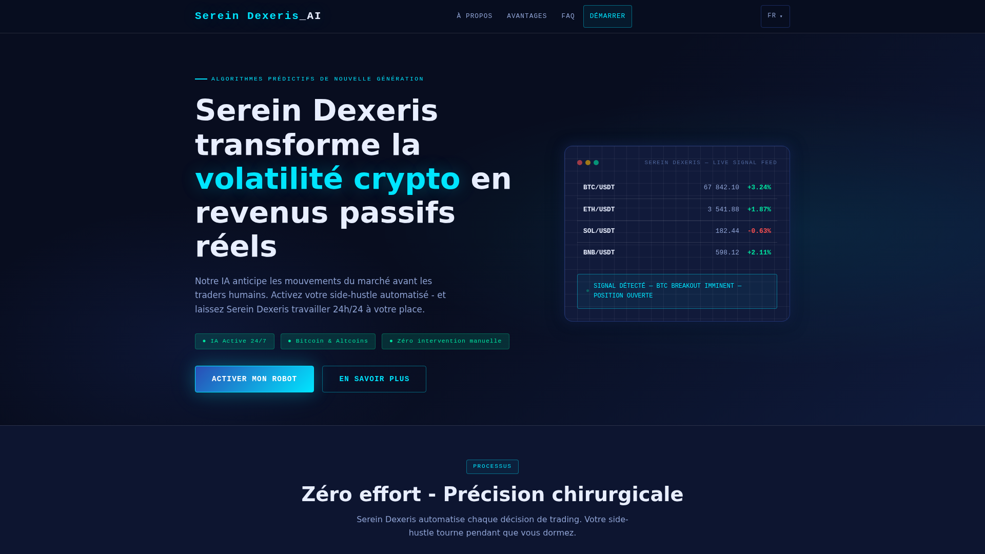 Screenshot of sereindexeristrade.com