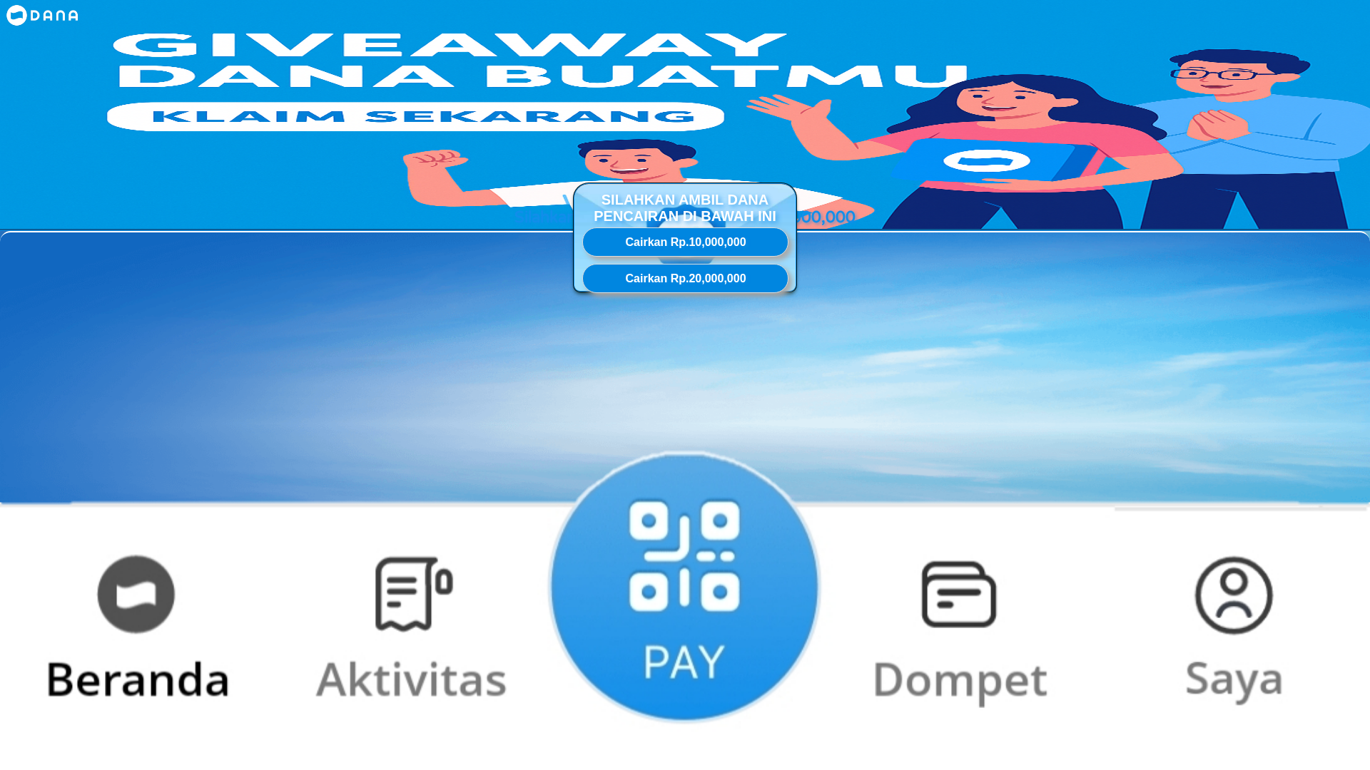 Screenshot of klaim-saldodana-buatmuuu.netlify.app
