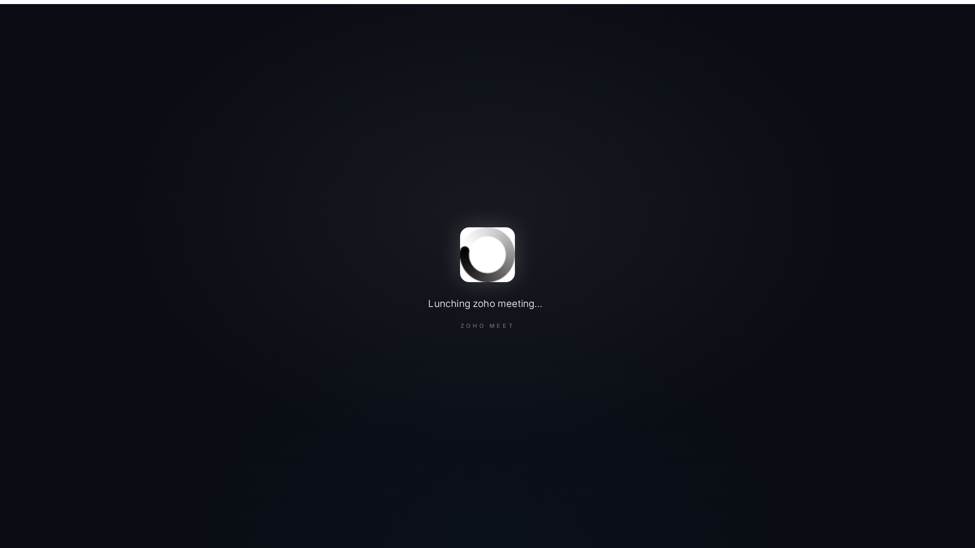 Screenshot of secure-zohomeet.com