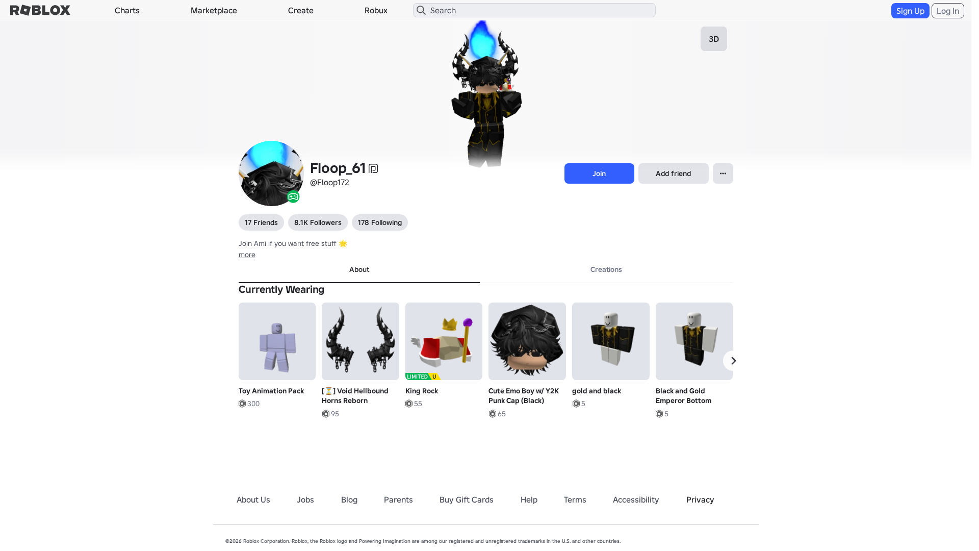 Screenshot of www.roblox.com.ml