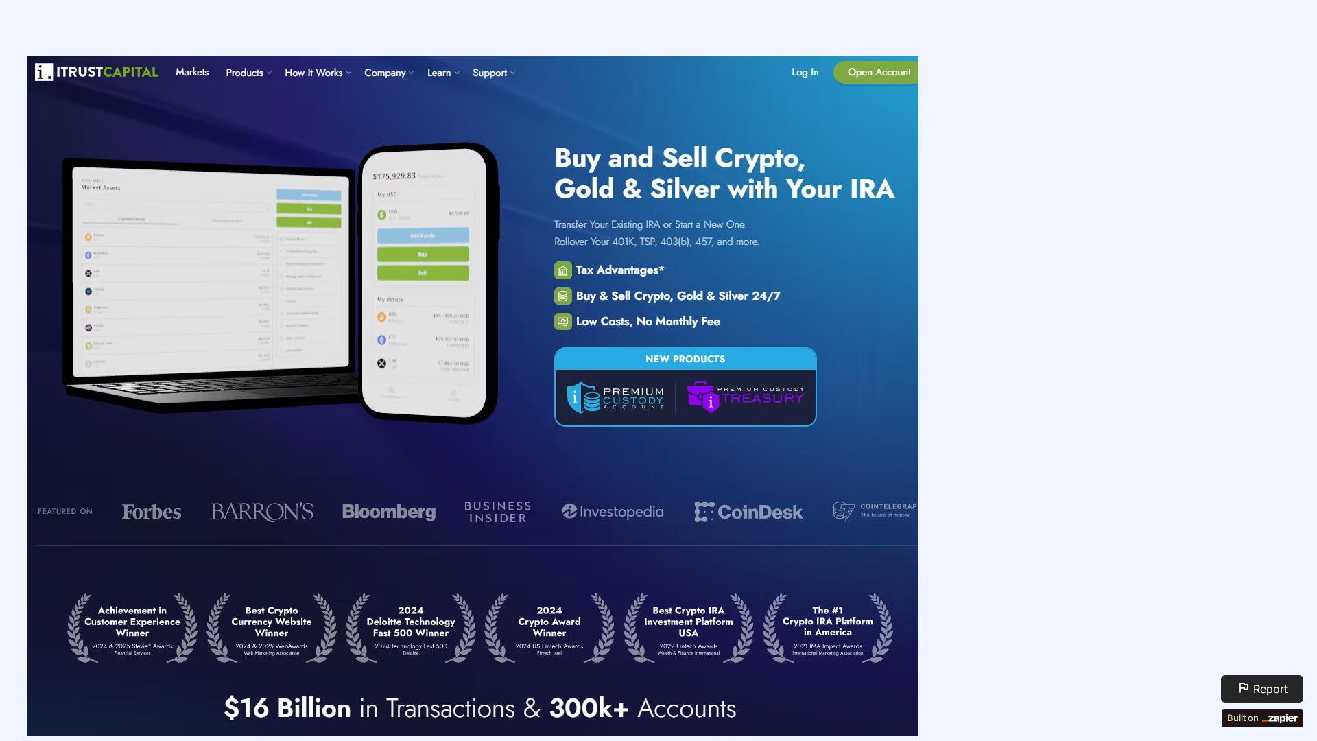 Screenshot of now-itrustcapital.zapier.app