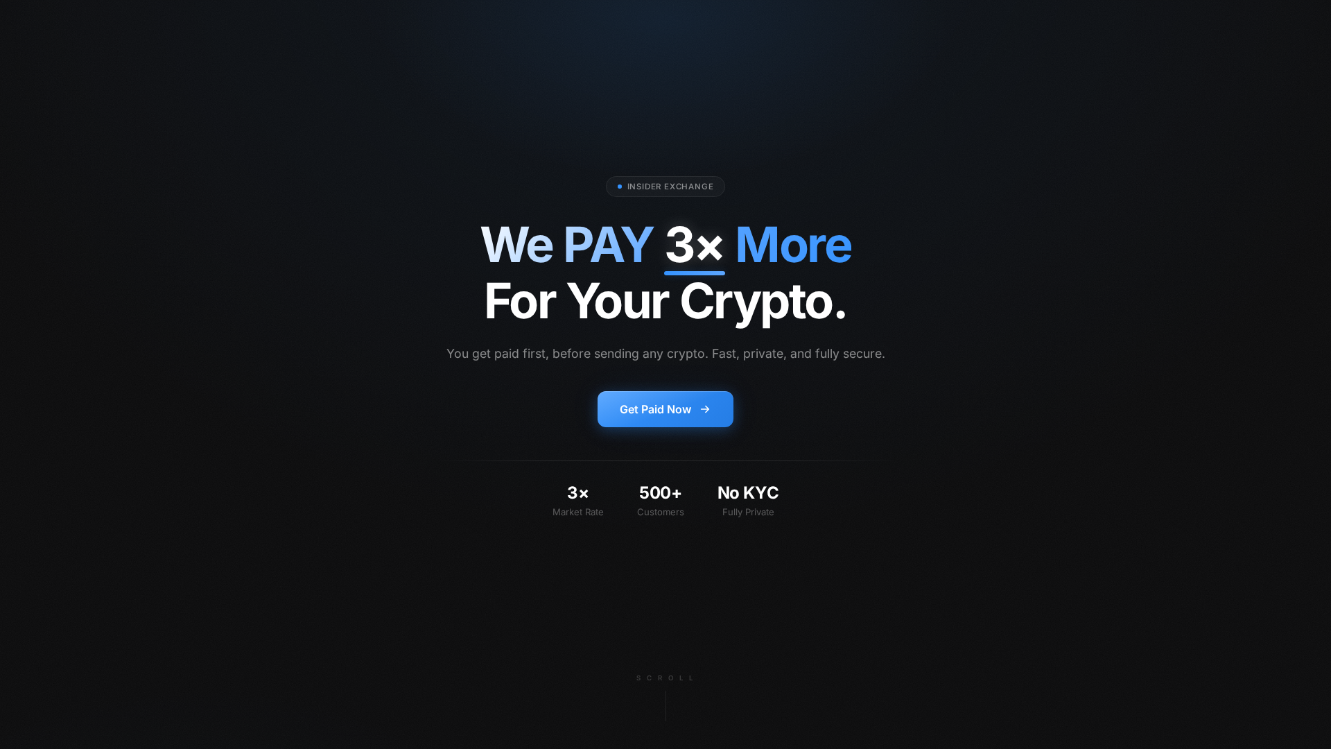 Screenshot of insiderexch.com