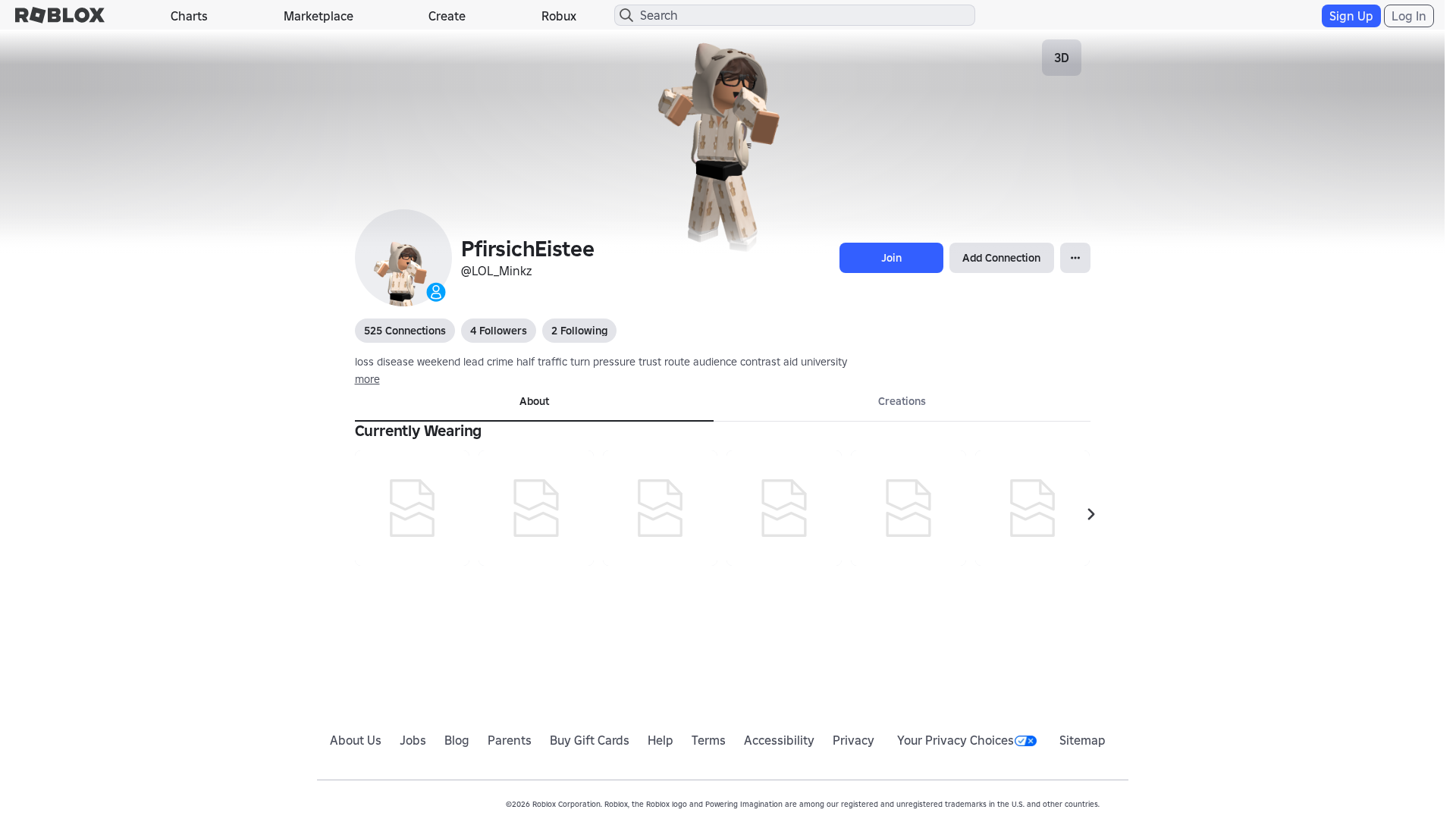 Screenshot of www.roblox.ly