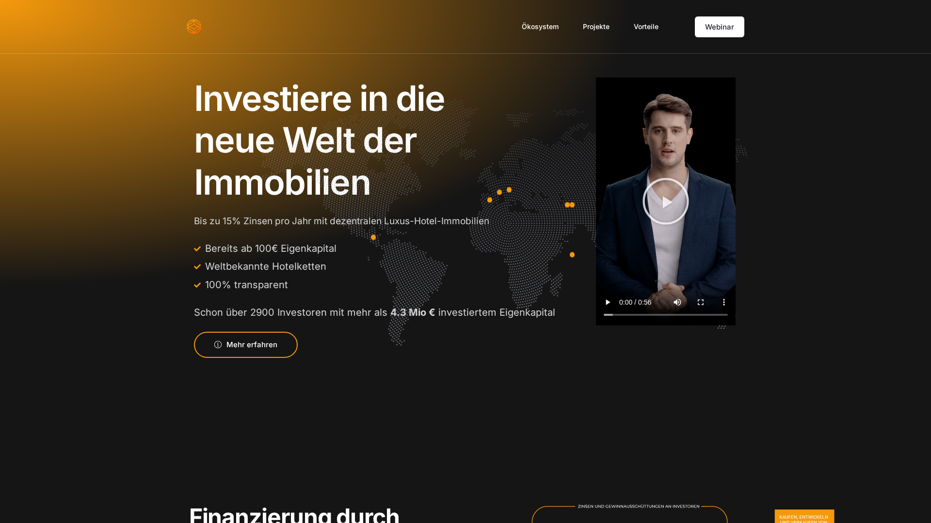 Screenshot of blockchain-immobilien.xyz