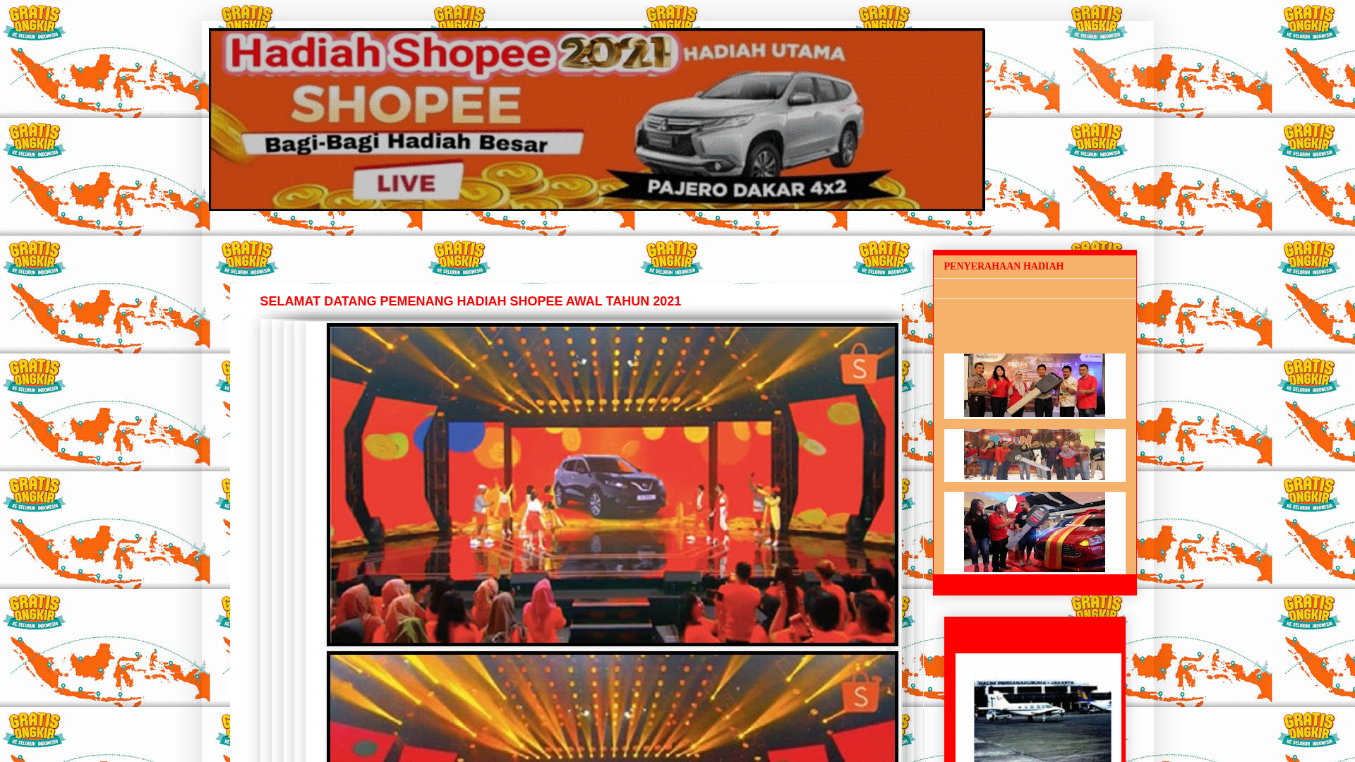 Screenshot of infohadiah537.blogspot.com