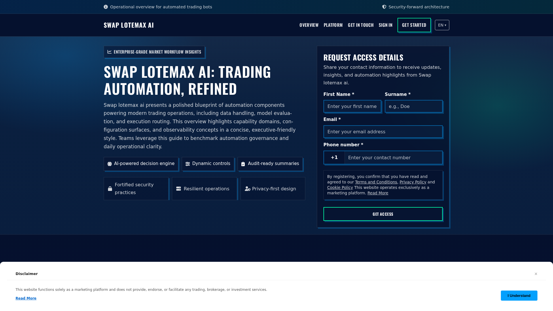 Screenshot of swaplotemaxsystem.pro