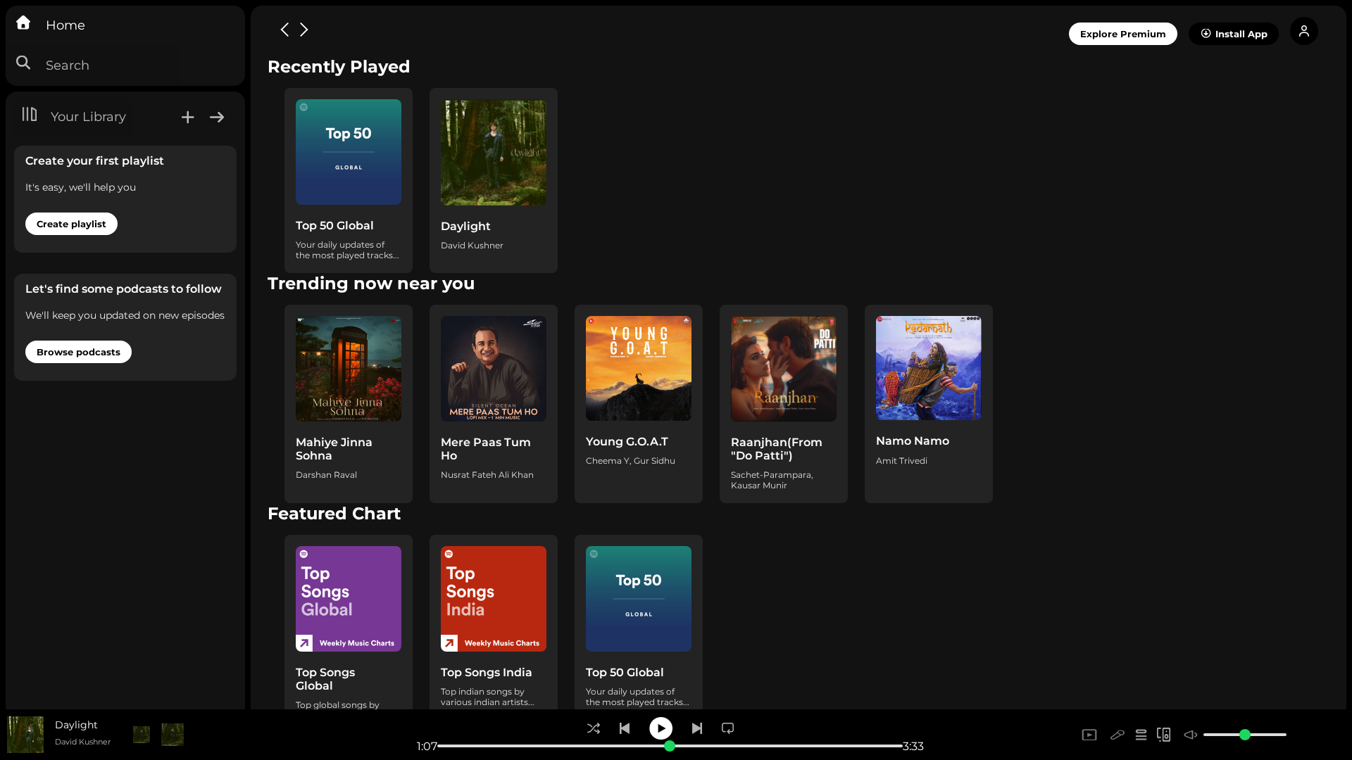 Screenshot of inirbhay.github.io